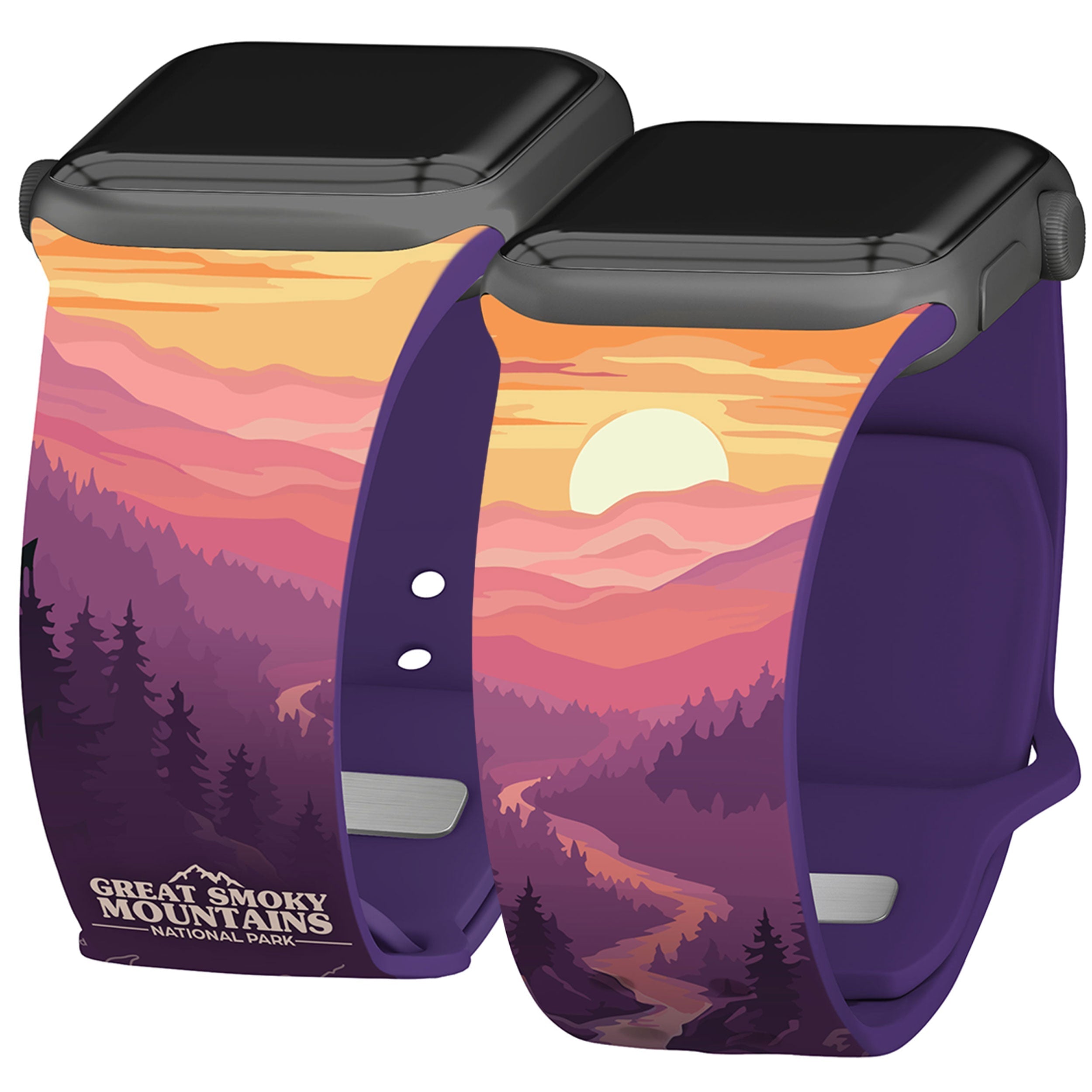 National Parks Great Smoky Mountains HD Apple Watch Band