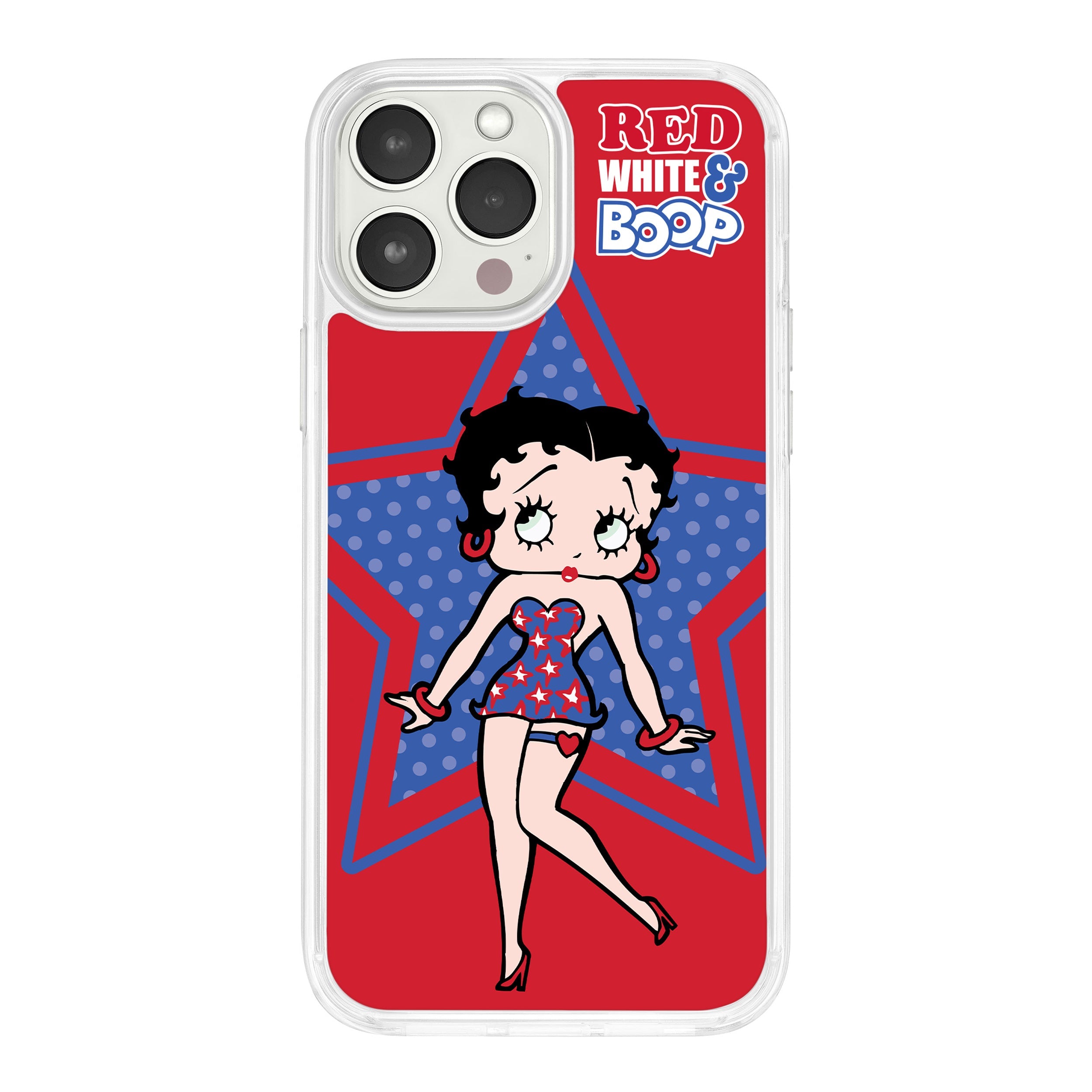 Betty Boop Red White &amp;amp; Boop HD Apple iPhone 13 Mag-Safe Phone Case