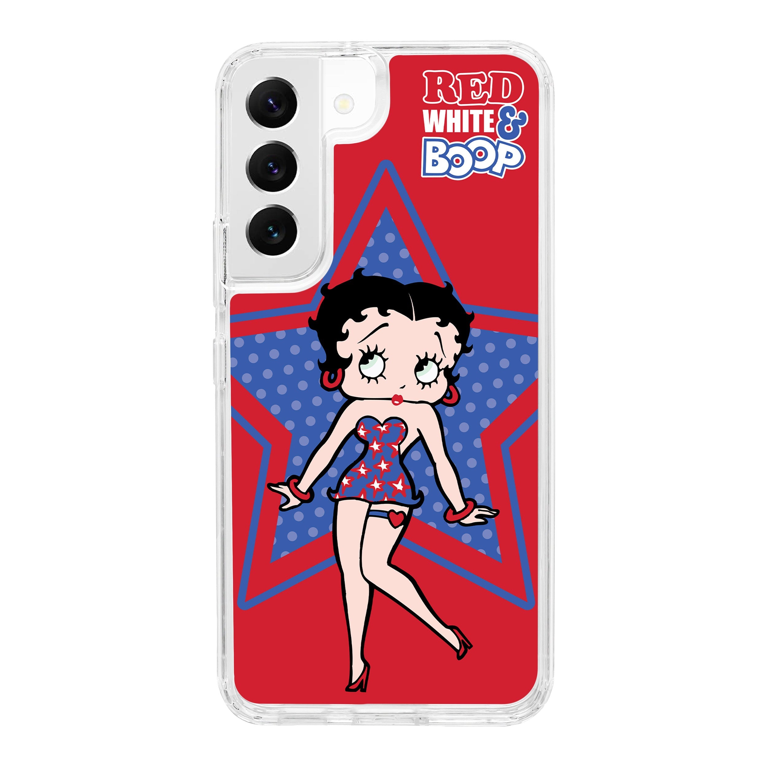 Betty Boop Red White &amp;amp; Boop HD Samsung Galaxy S22 Phone Case