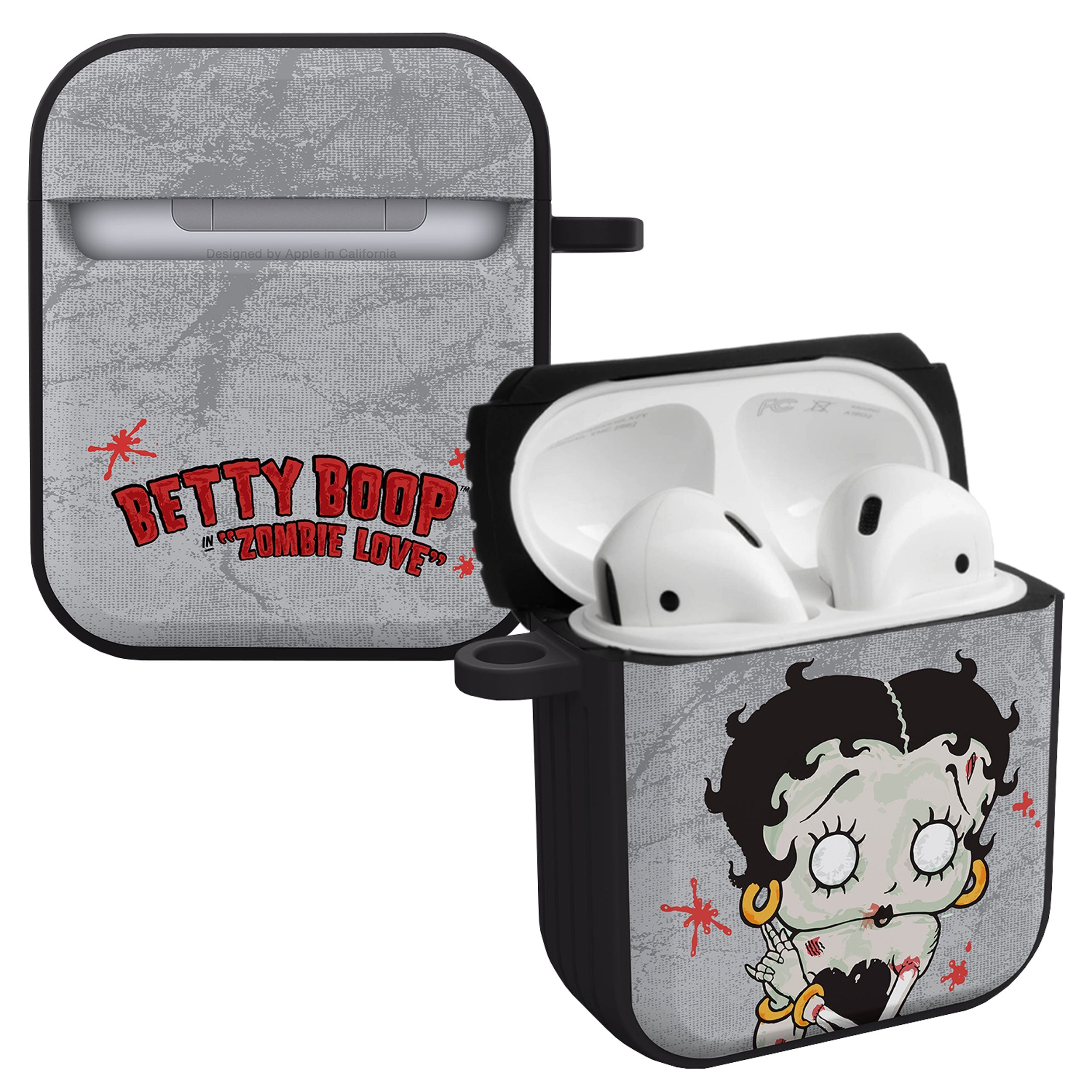 Betty Boop Zombie Love HDX Apple AirPods Gen 1 &amp;amp; 2 Case Cover