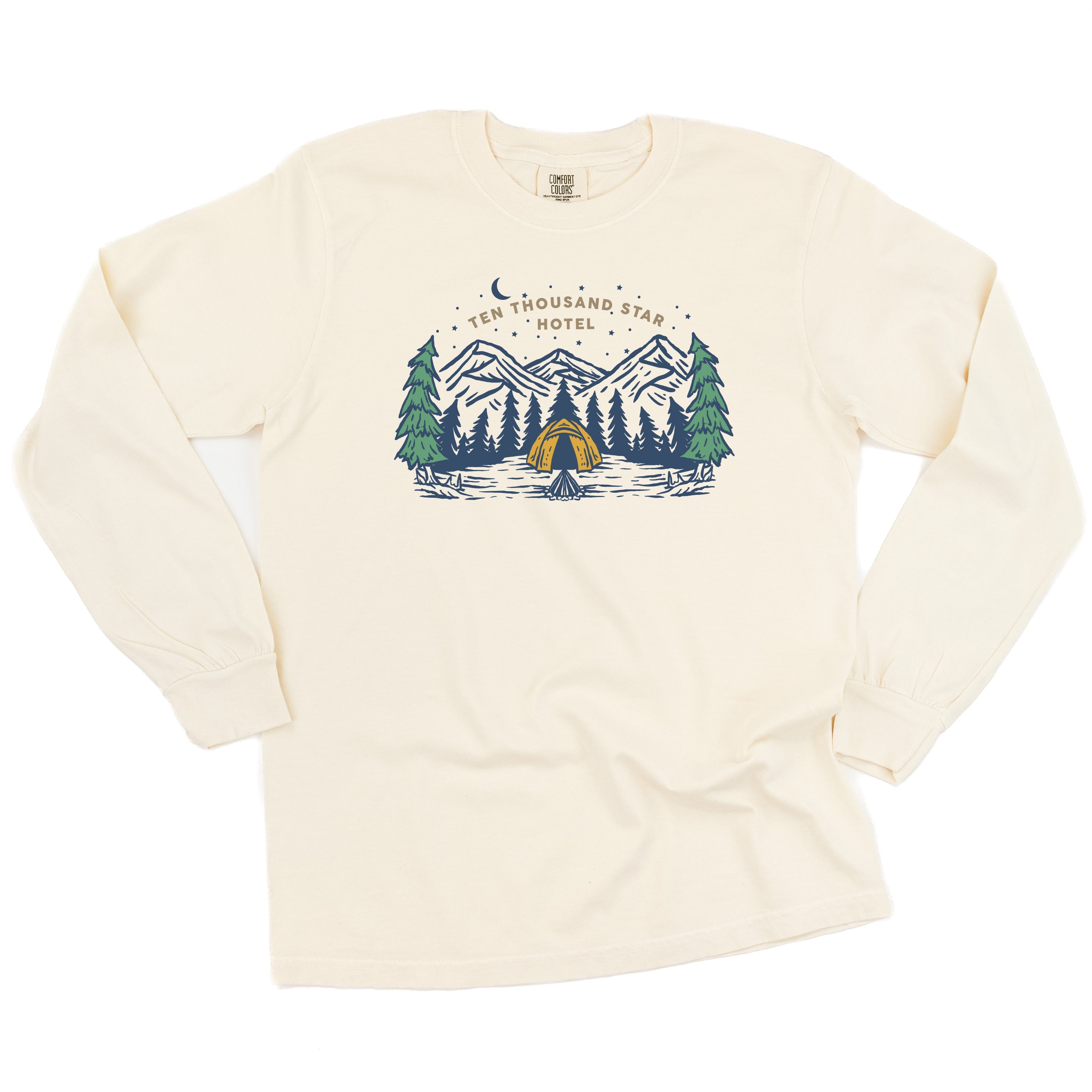 Ten Thousand Star Hotel - LONG SLEEVE Comfort Colors Tee