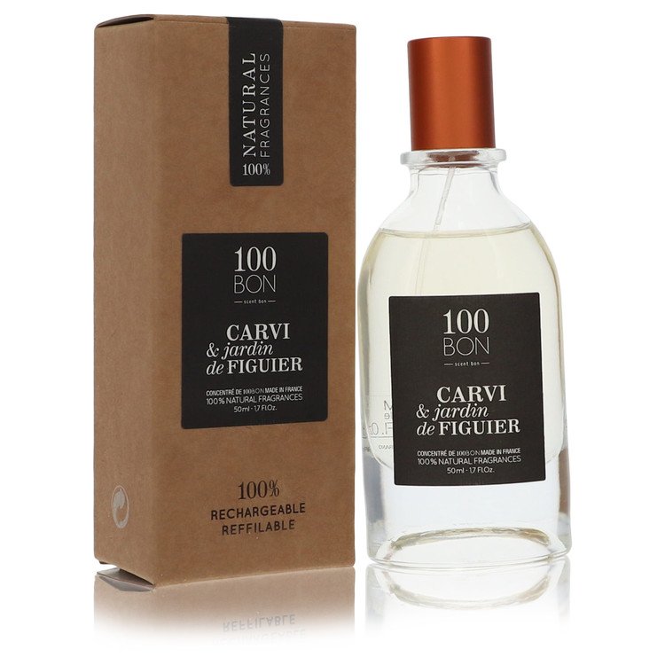 100 Bon Carvi &amp;amp; Jardin De Figuier by 100 Bon Concentree De Parfum Spray (Unisex Refillable) 1.7 oz for Men