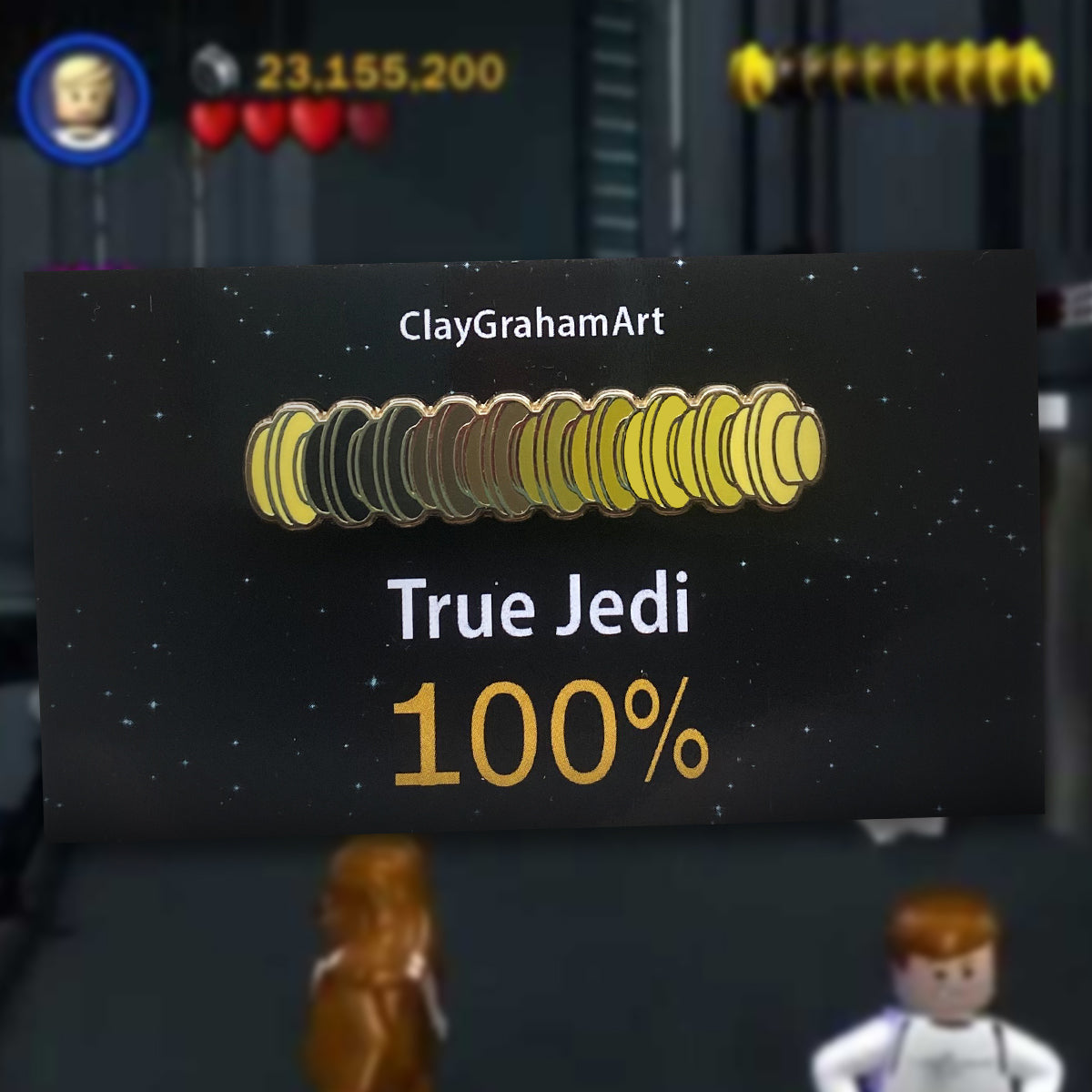 True Jedi 2&amp;quot; Hard Enamel Pin