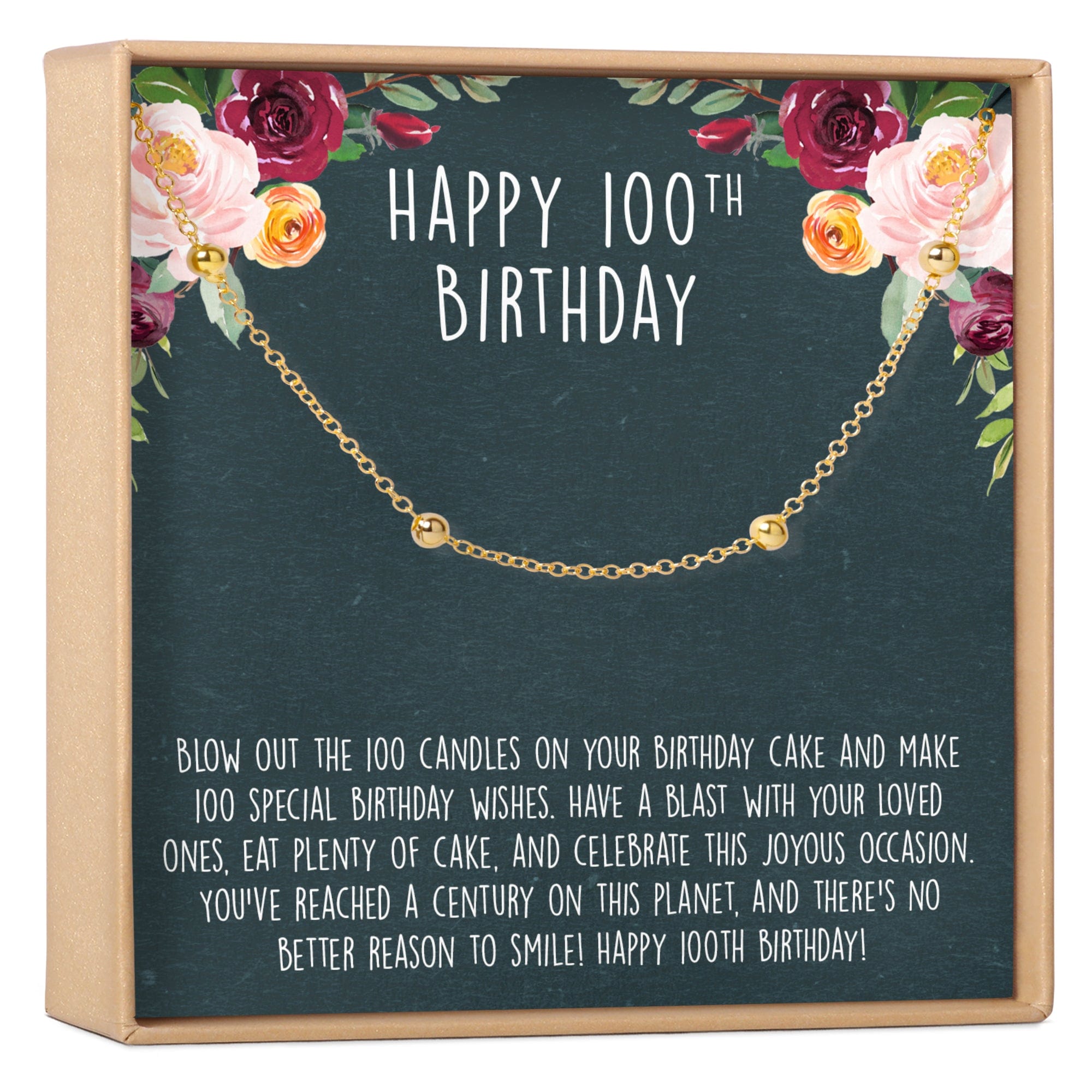100th Birthday Dot Bracelet