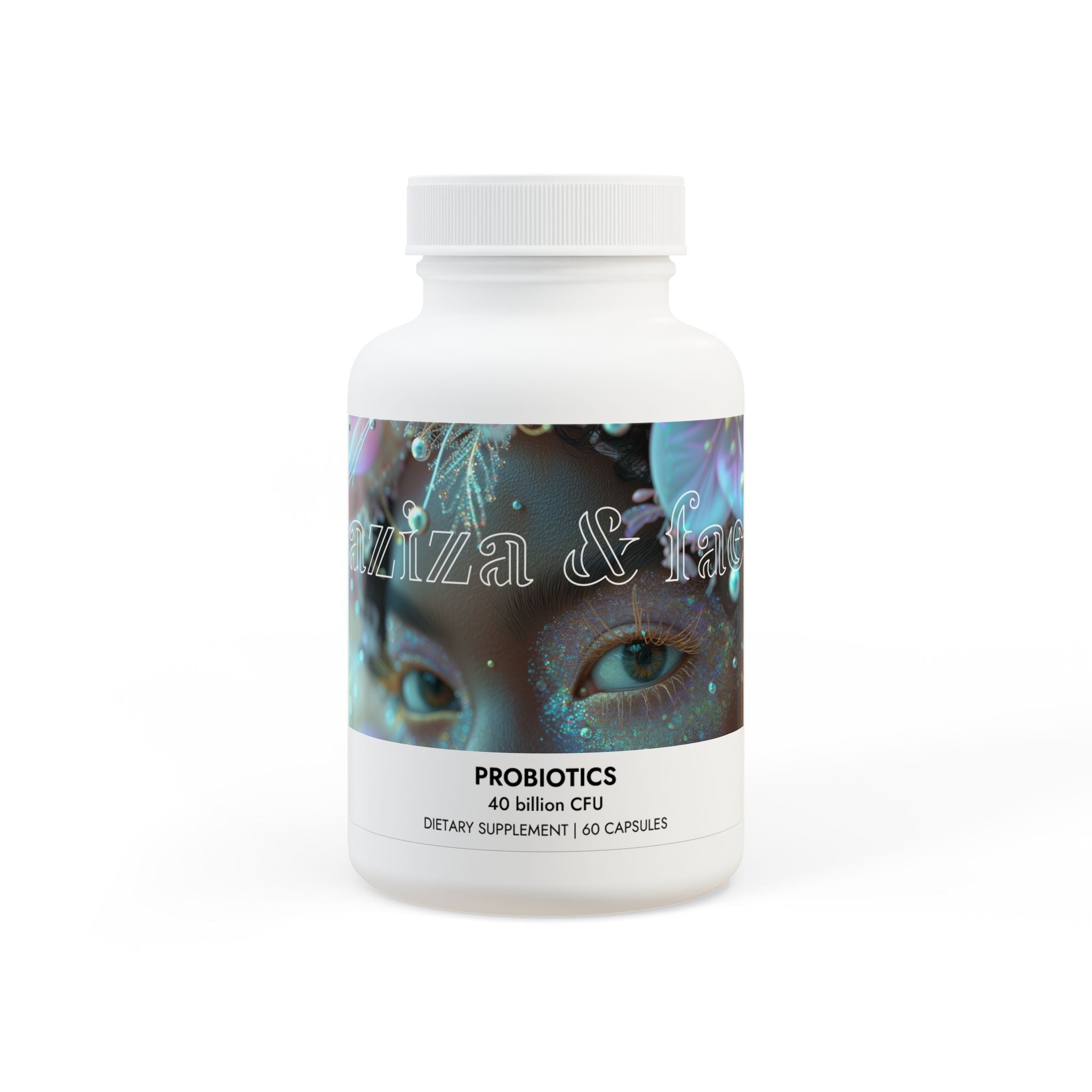 Probiotics Supplement (60 Capsules) by Aziza &amp;amp; Fae