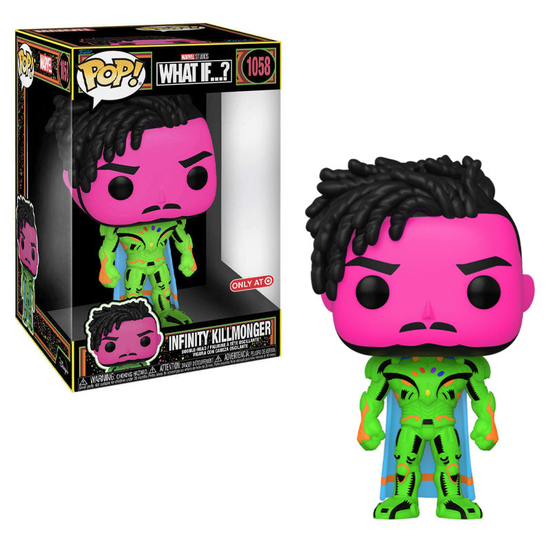 INFINITY KILLMONGER (10-INCH, BLACK LIGHT, WHAT IF...?) 1058 - TARGET EXCLUSIVE