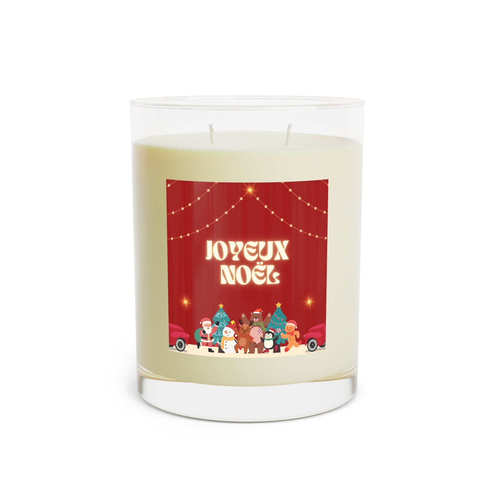 Joyeux Noel French Christmas Candle