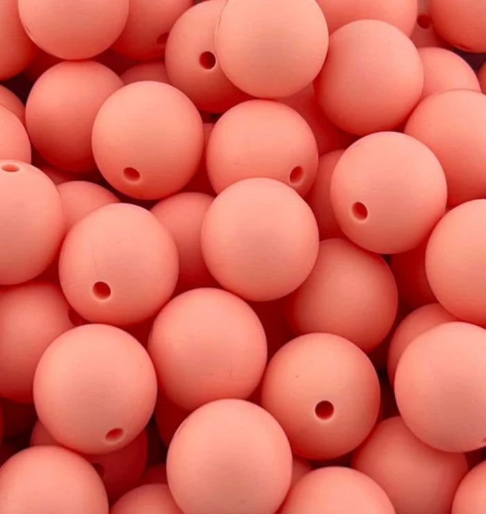 #108 CANTALOUPE 15MM SOLID (1ct)