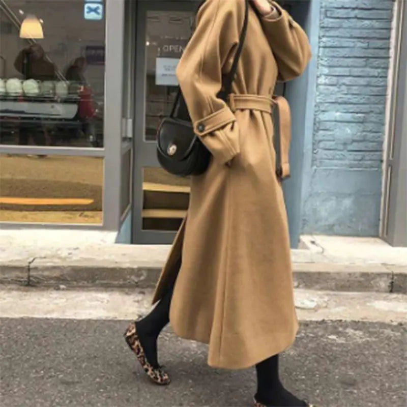 Style Loft Collection Thicken Wool Blend Long Coat