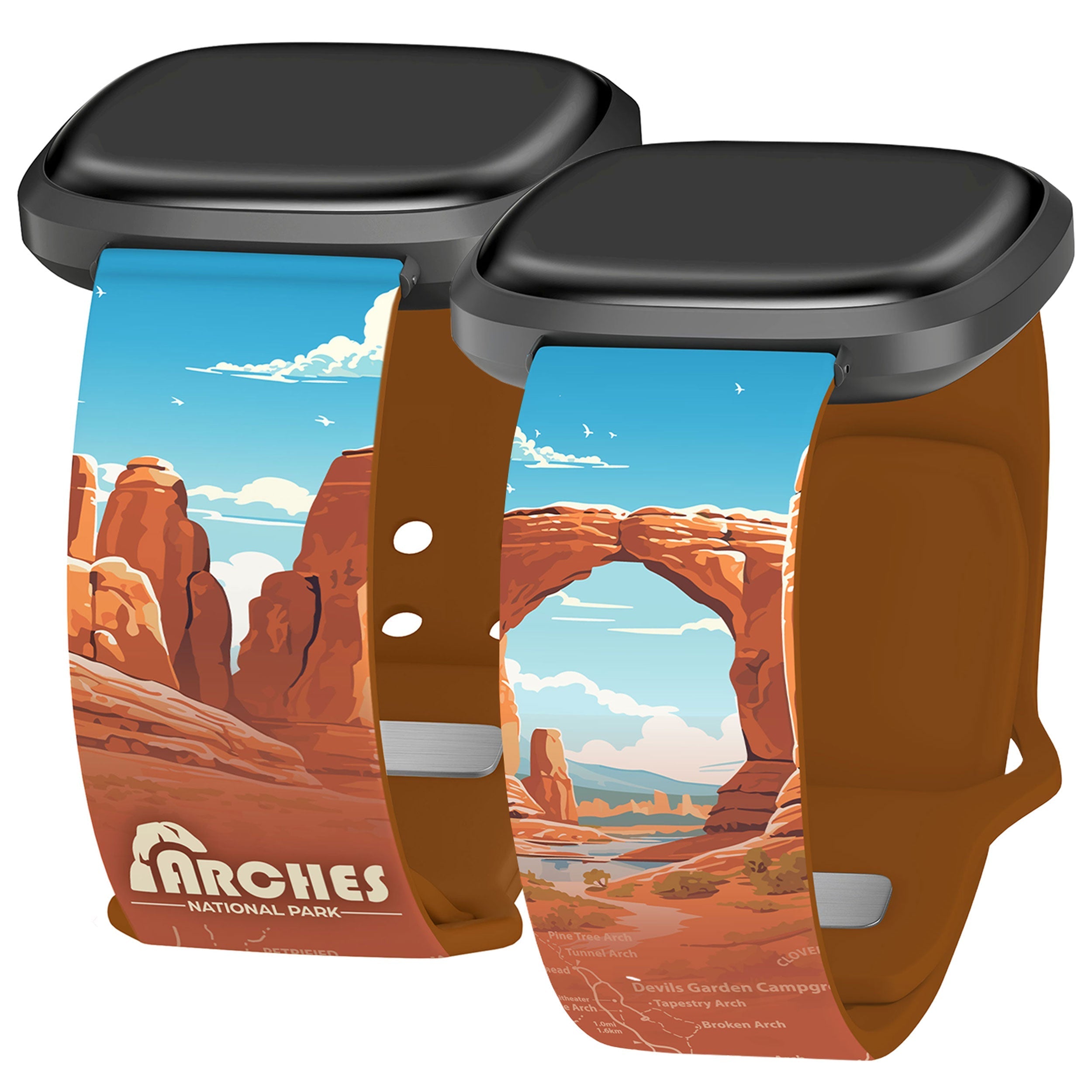 National Parks Arches HD Fitbit Versa 3 &amp;amp; Sense 1 Watch Band