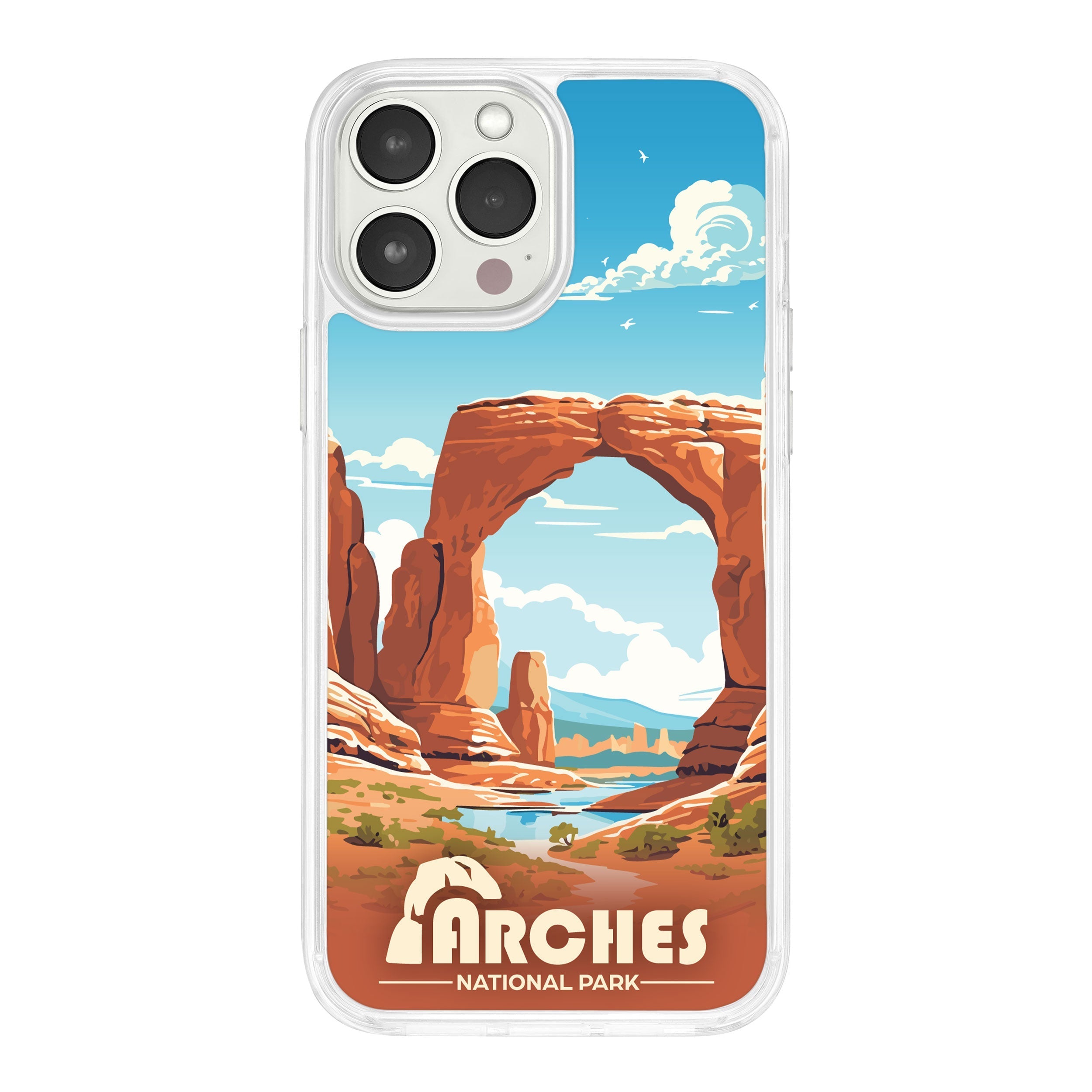 National Parks Arches HD Apple iPhone 15 Series Mag-Safe Phone Case