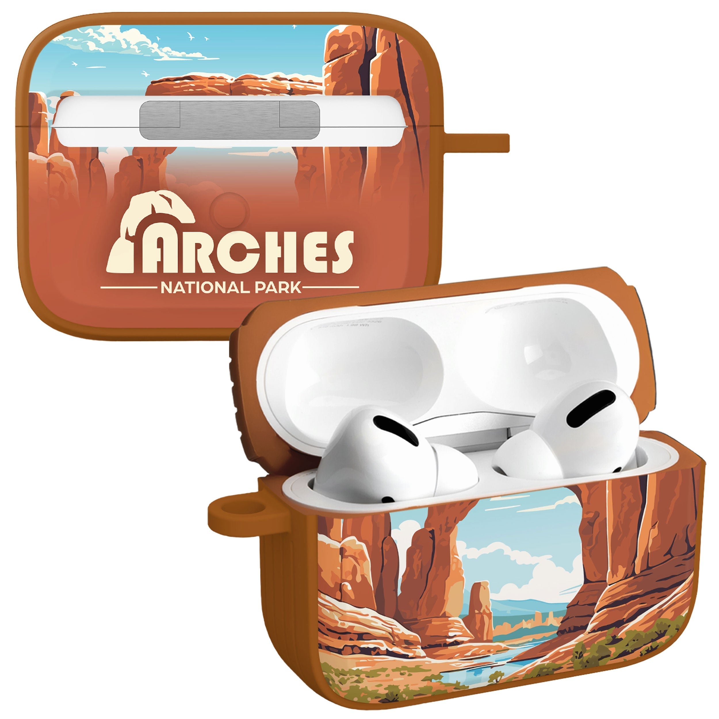National Parks Arches HDX Apple Airpods Pro 1 &amp;amp; 2 Case Cover