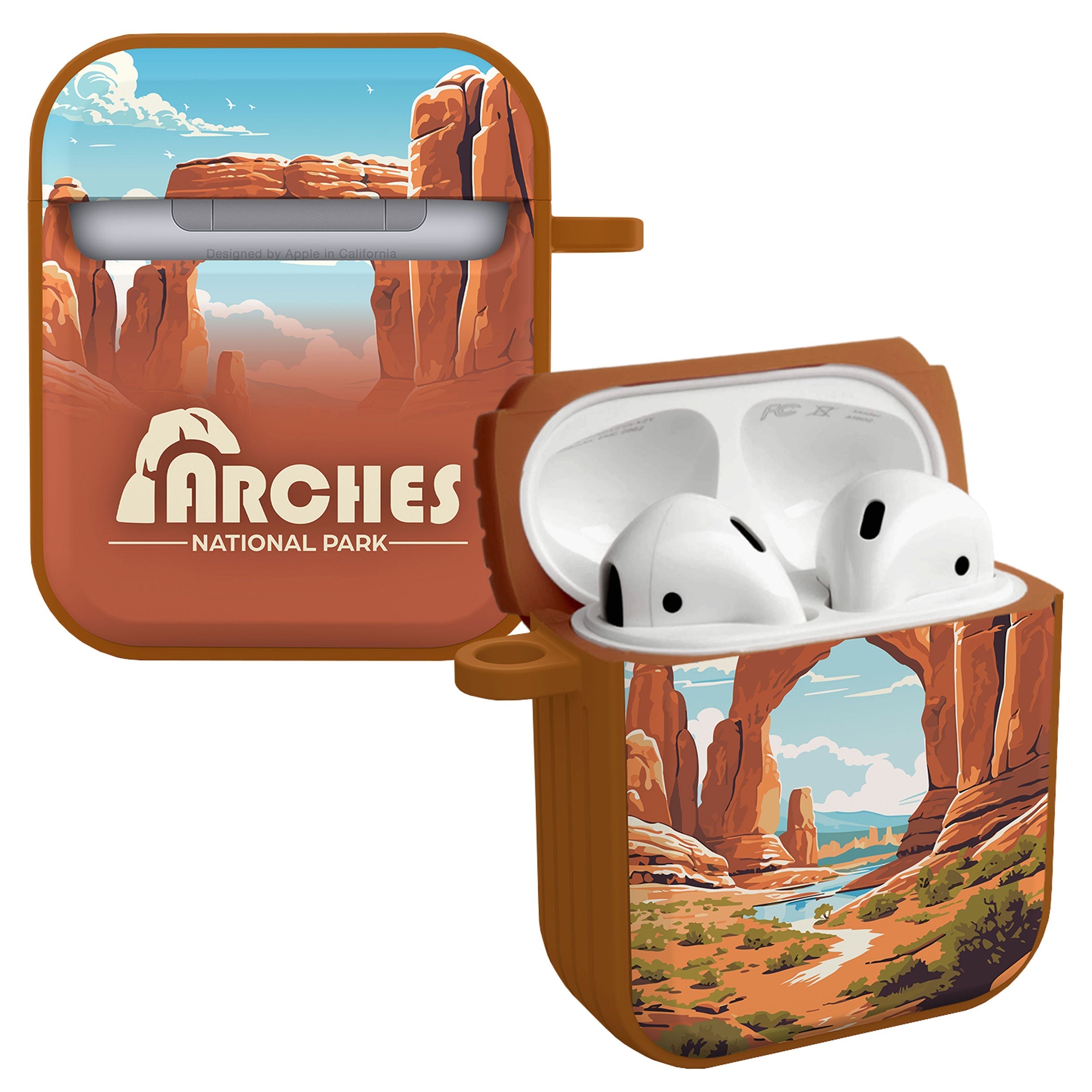 National Parks Arches HDX Apple Airpods Gen 1 &amp;amp; 2 Case Cover