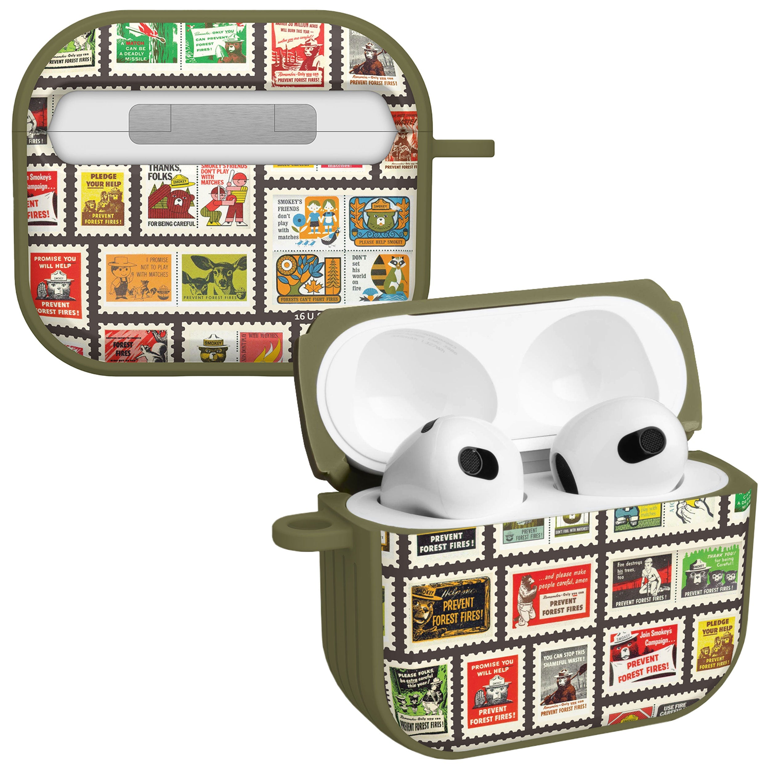 Smokey Bear Classic HDX Apple AirPods Gen 3 Case Cover