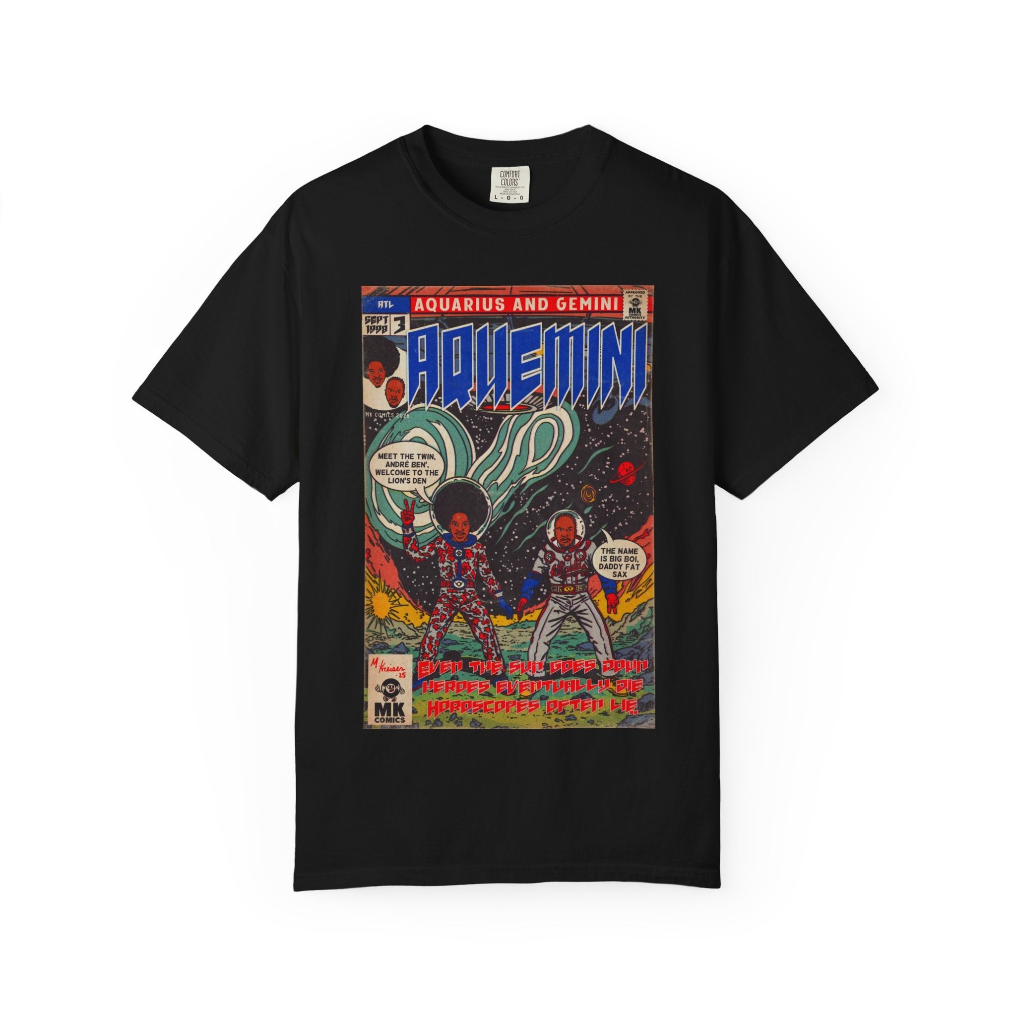 Aquemini - Comic Book Art - Unisex Comfort Colors T-shirt
