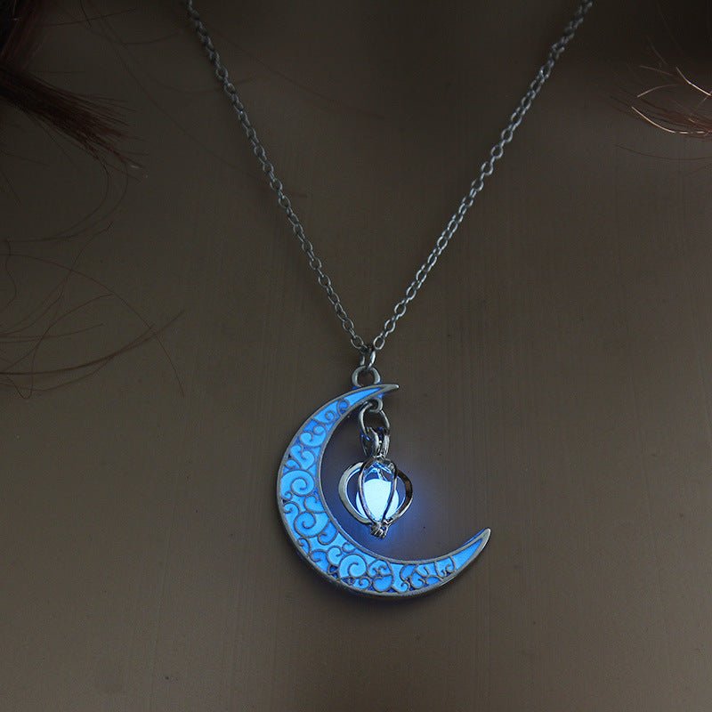 Radiant Crystal Pendant Necklace with Silver Plated Chain