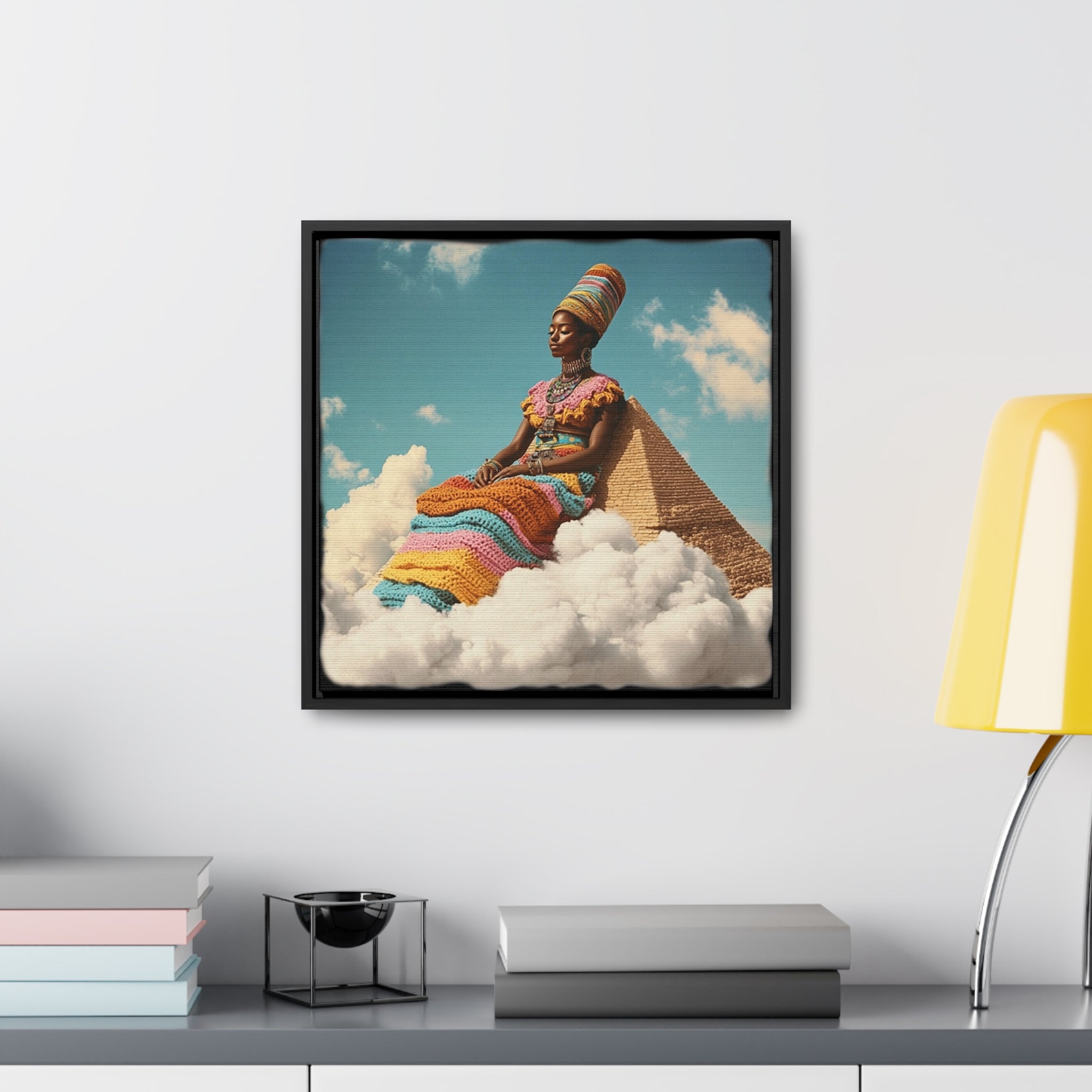 Resting Tall Aziza &amp;amp; Fae Gallery Canvas Wraps Square Frame