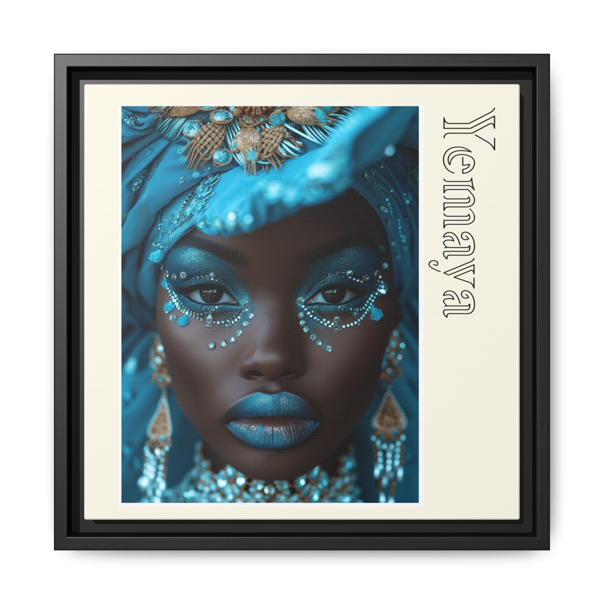 Yemaya Aziza &amp;amp; Fae Matte Canvas Framed