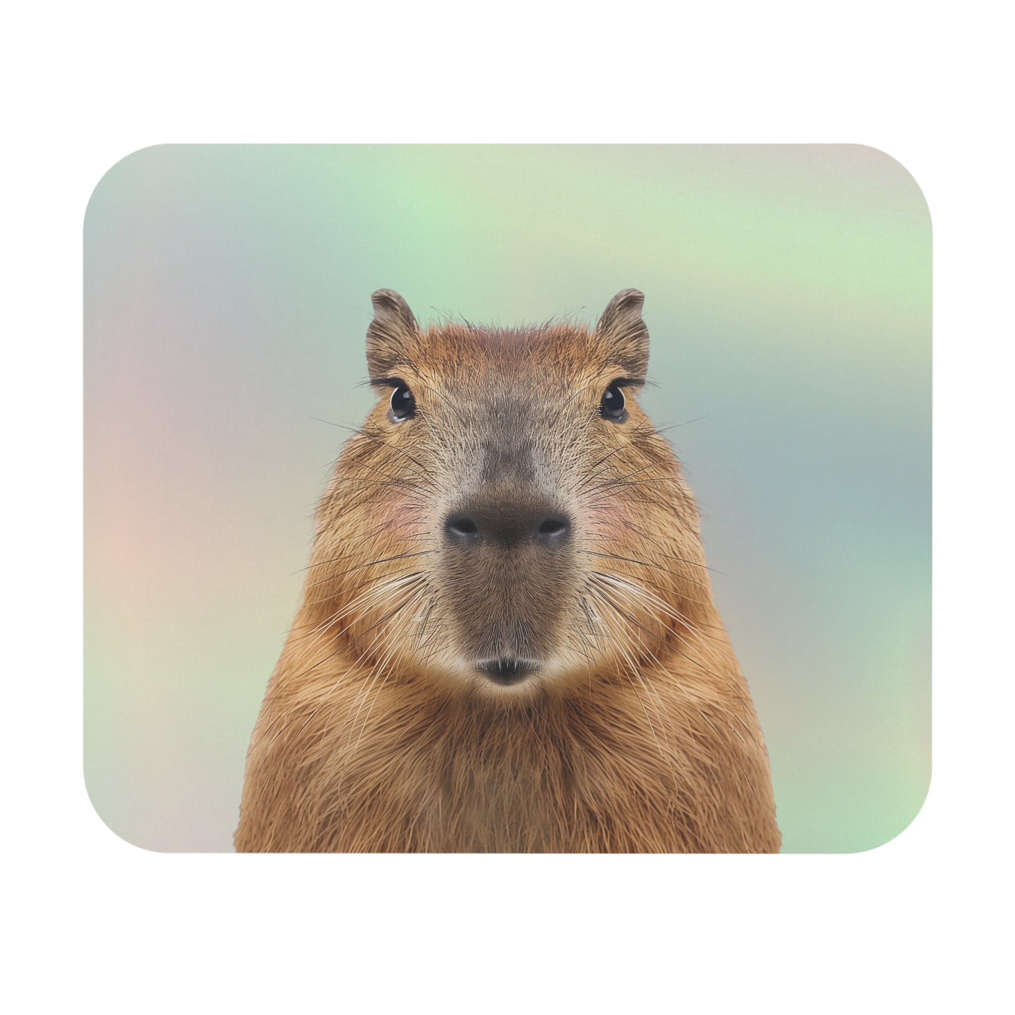 Blushing Capybara Mouse Pad