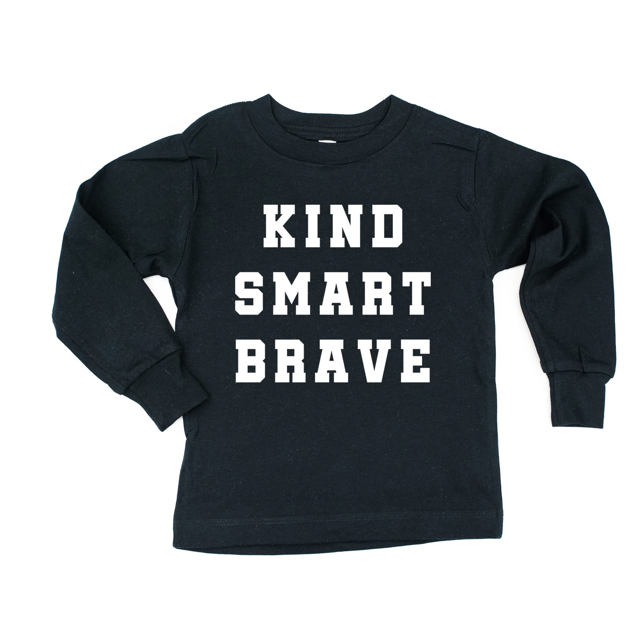Kind Smart Brave - Varsity - Child Long Sleeve Tee