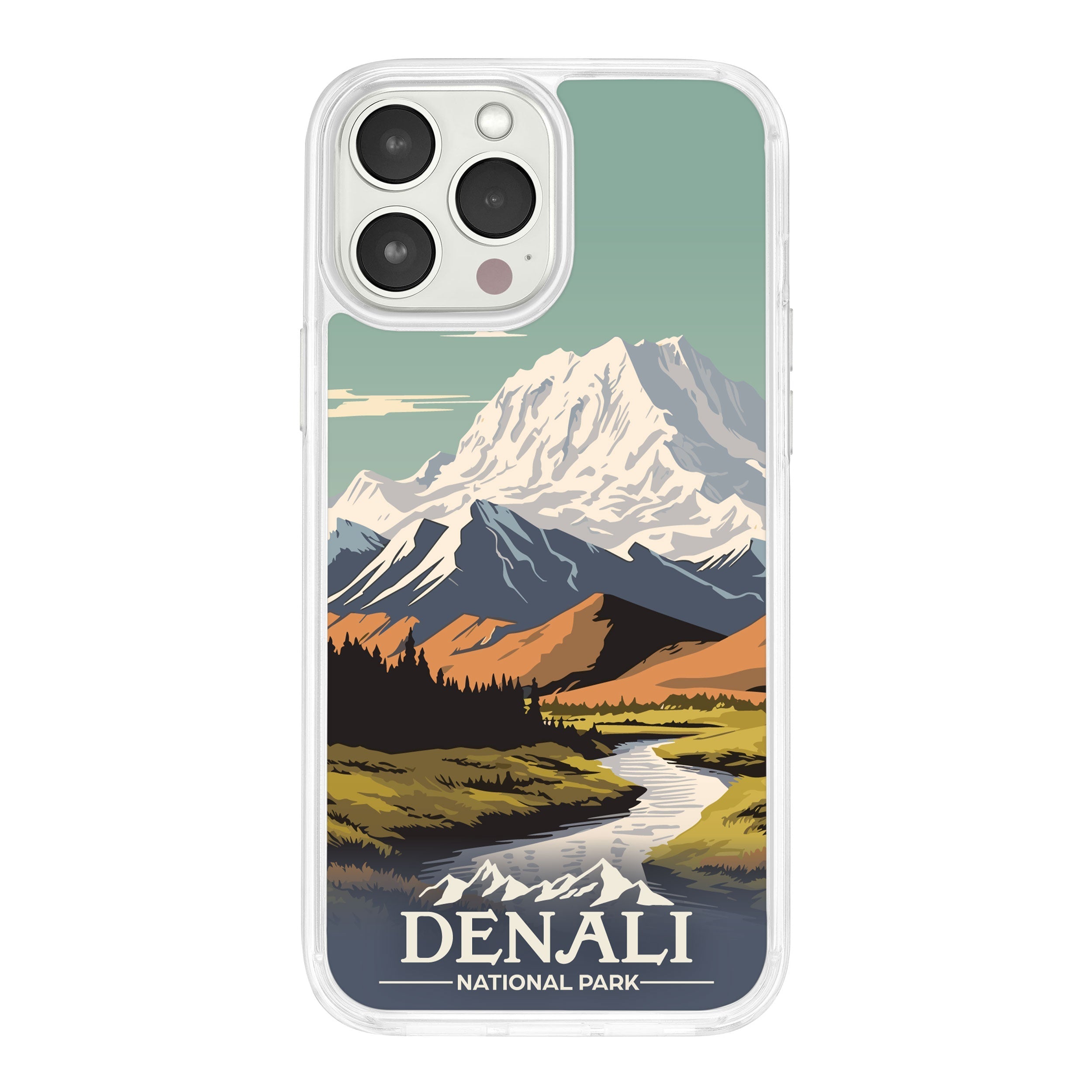 National Parks Denali HD Apple iPhone 13 Series Mag-Safe Phone Case
