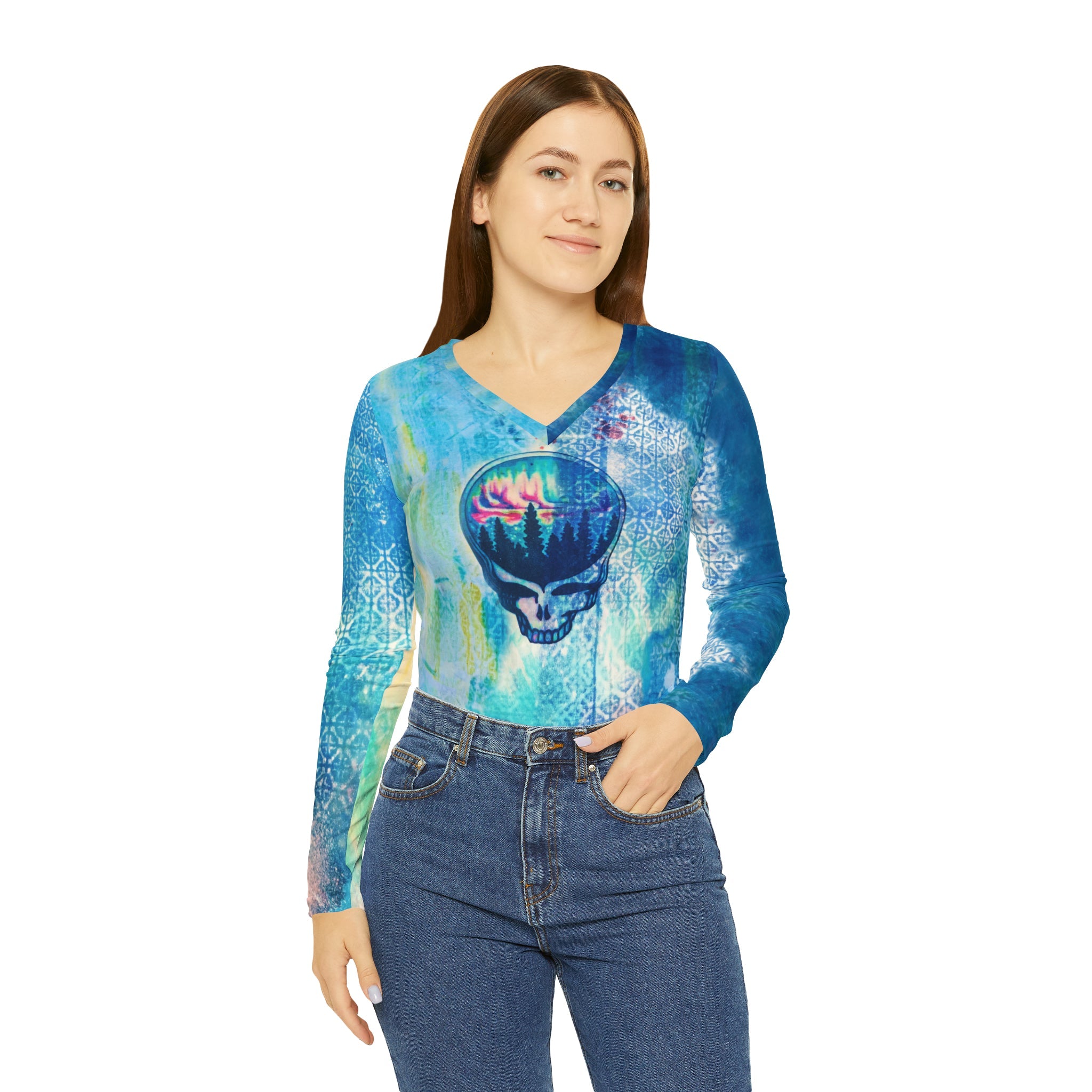 Face Off Women&amp;#39;s Long Sleeve V-neck