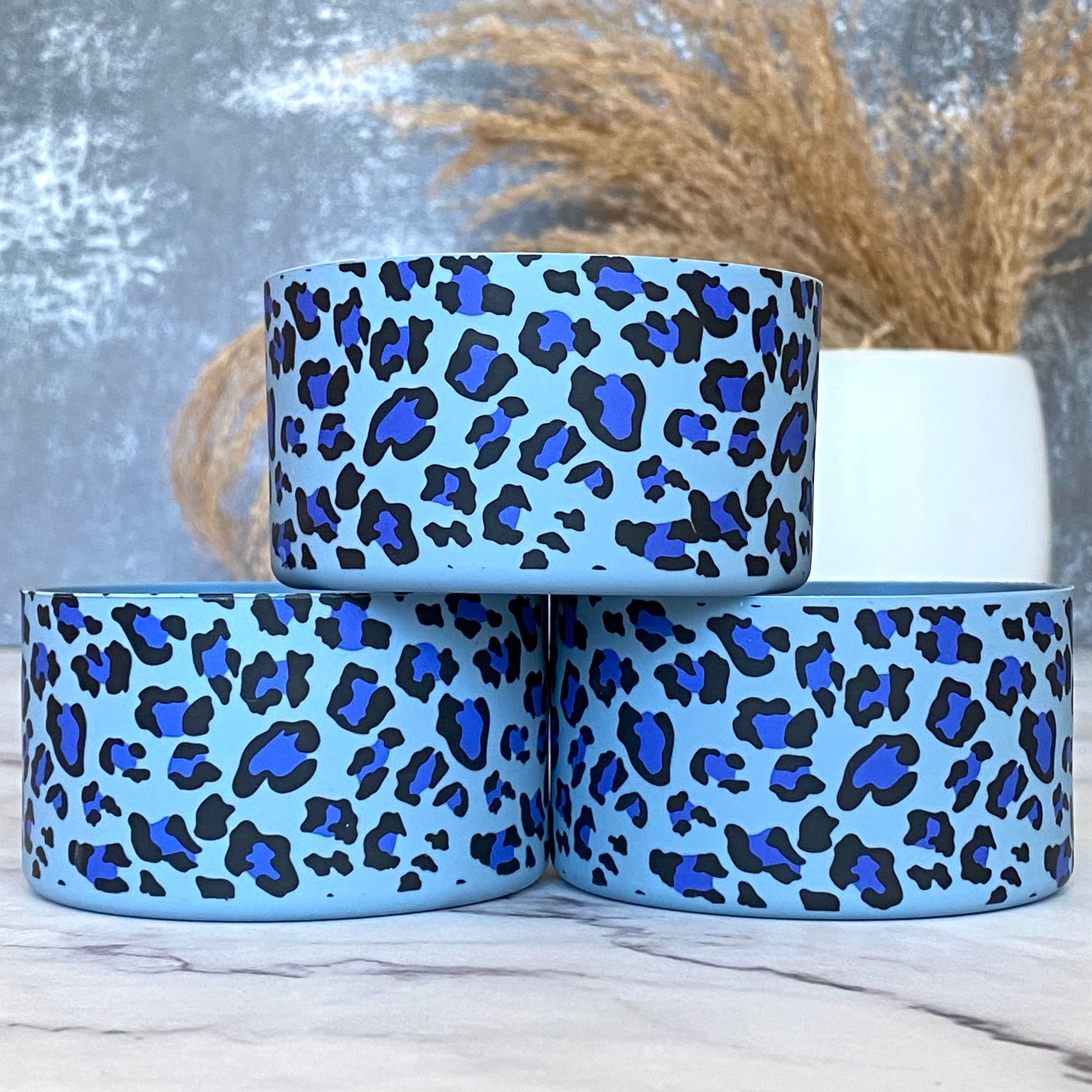 BLUE LEOPARD Tumbler Boot