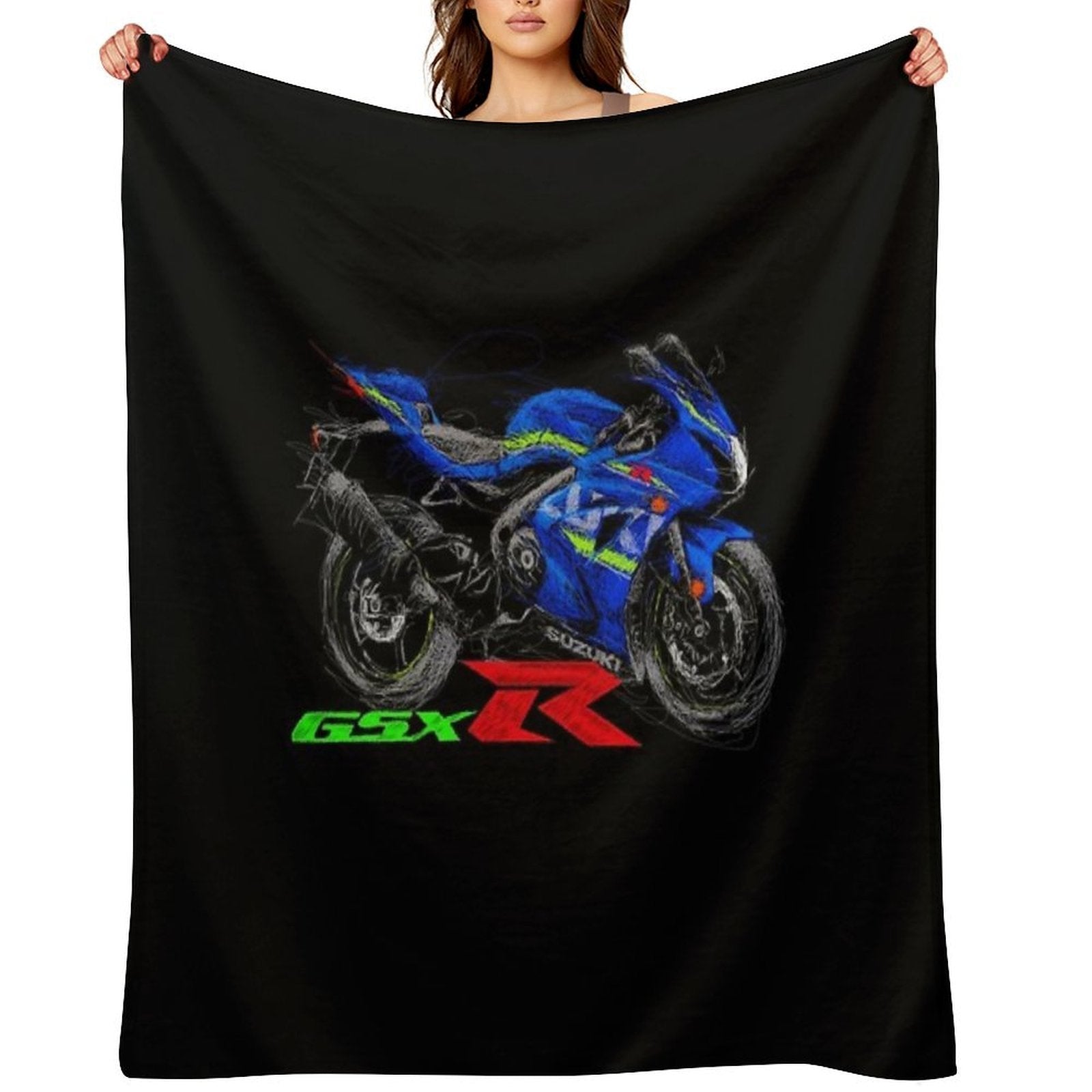 SUZUKI GSX R1000 Throw Blanket
