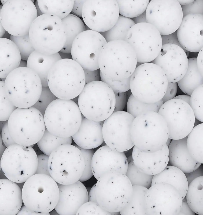 #64 SPECKLED EGG 15MM SOLID (1ct)