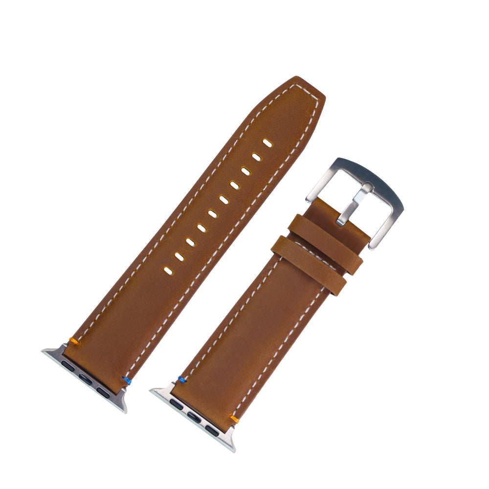Leather Band for Apple Watch | Dual-Layer Nubuck Comfort
