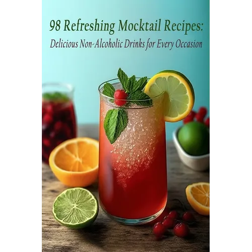 98 Refreshing Mocktail Recipes: Delicious Non-Alcoholic Drinks for Every Occasion - Paperback