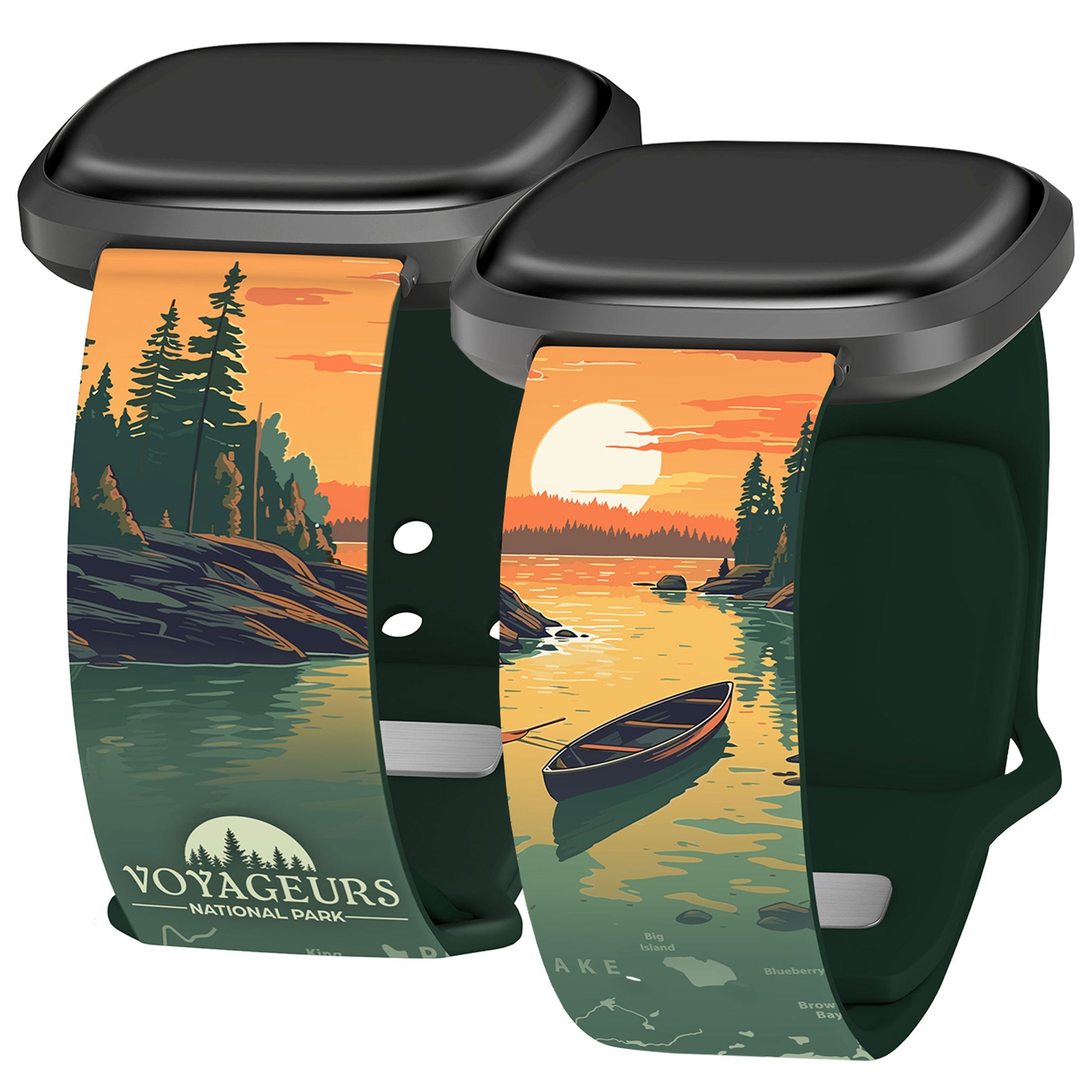 National Parks Voyageurs HD Fitbit Versa 3 &amp;amp; Sense 1 Watch Band