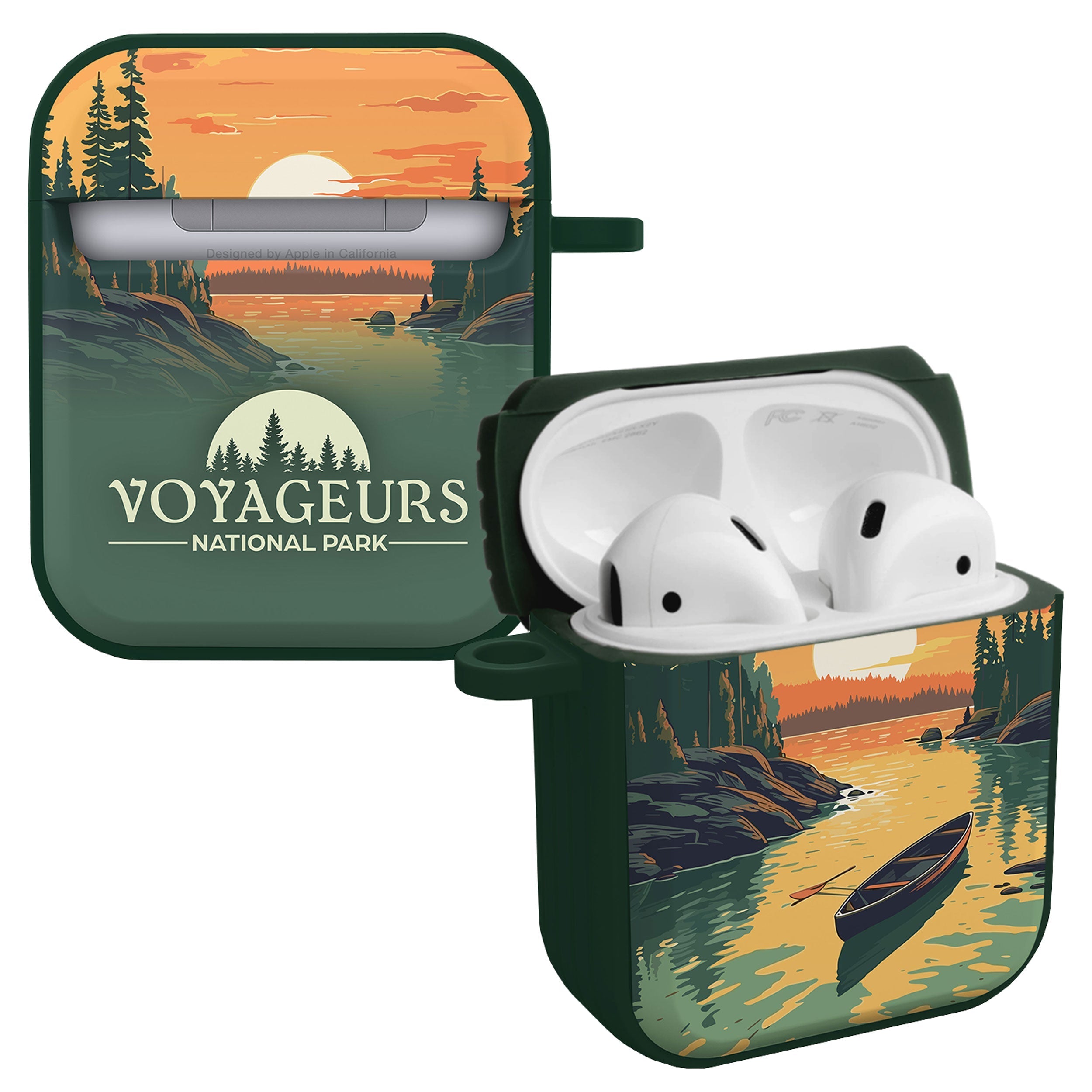 National Parks Voyageurs HDX Apple Airpods Gen 1 &amp;amp; 2 Case Cover