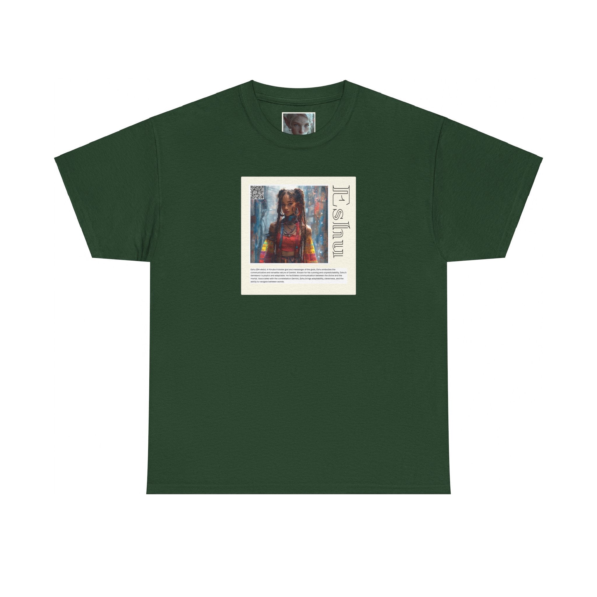 Eshu Aziza &amp;amp; Fae Unisex Heavy Cotton Tee
