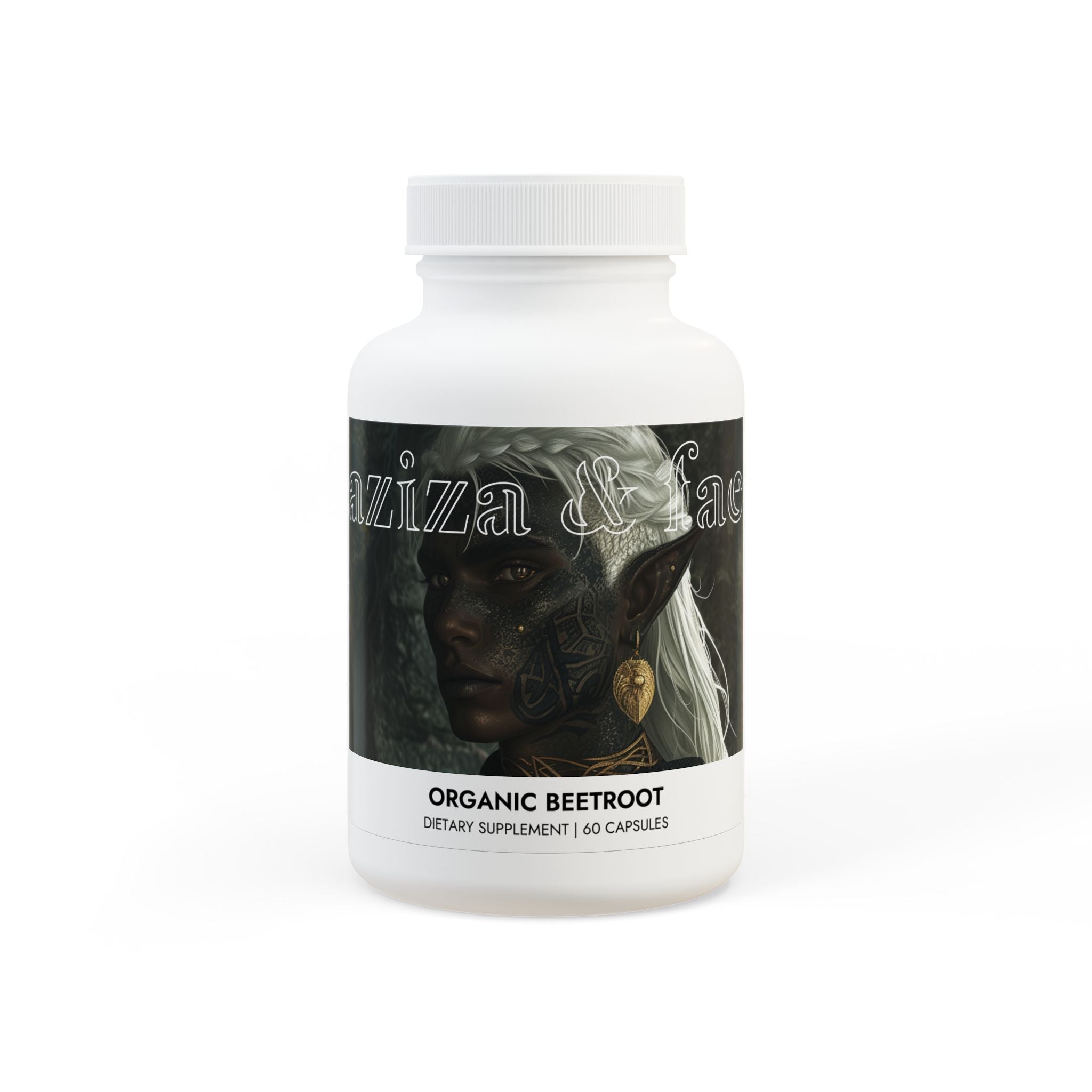 Beetroot Supplement (60 Capsules) by Aziza &amp;amp; Fae