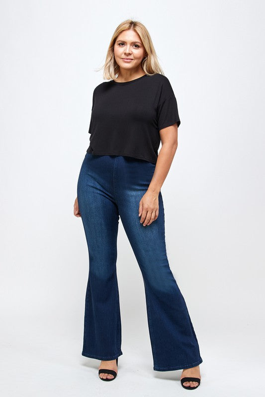 “Miss Mature” Flare Jeans