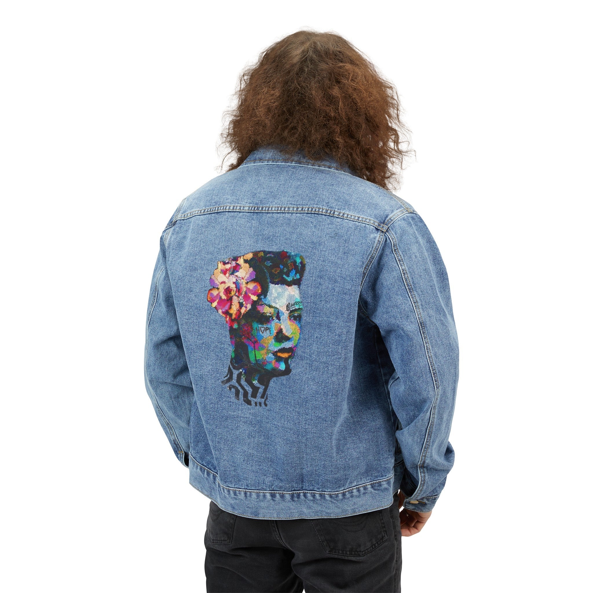 Billie Holiday Men&amp;#39;s Denim Jacket HUE+MAN Collective