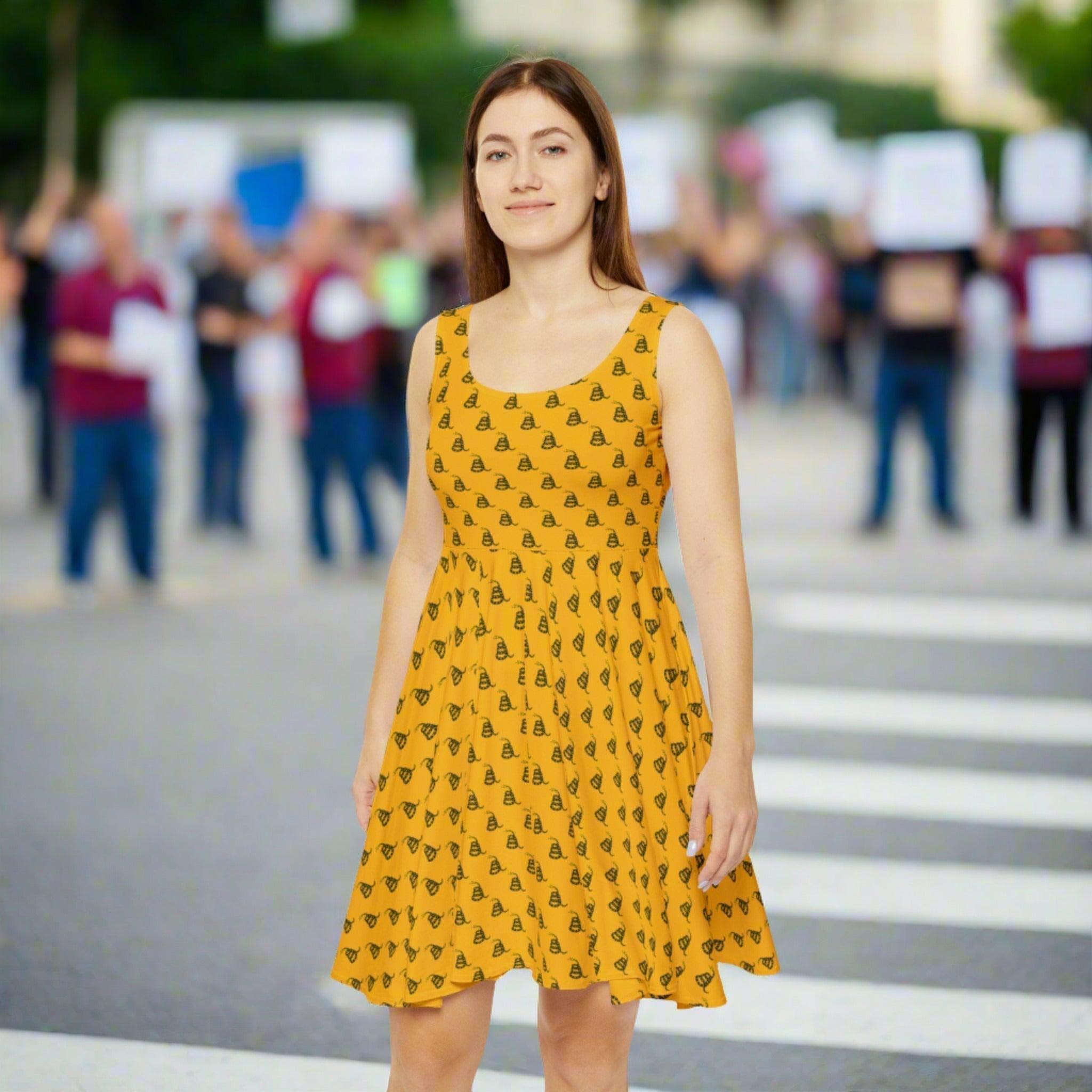 Gadsden Snake Women&amp;#39;s Skater Dress