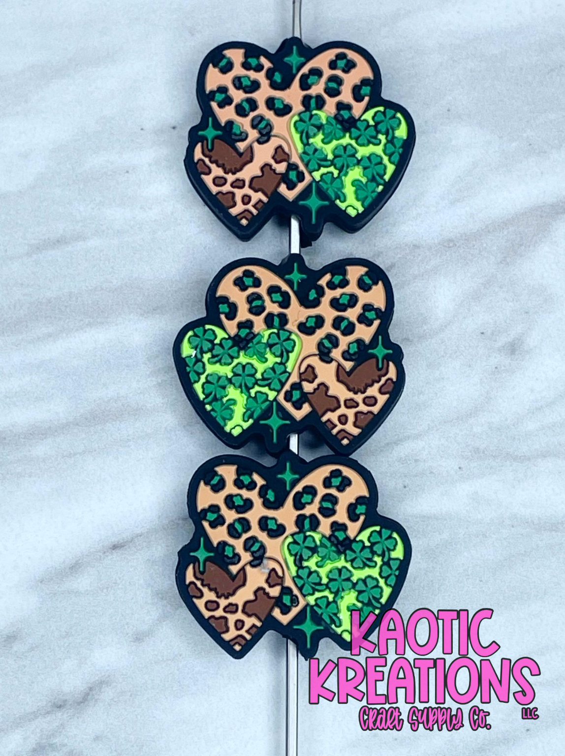 LUCKY HEART CLUSTER SILICONE FOCAL D425 (1ct)