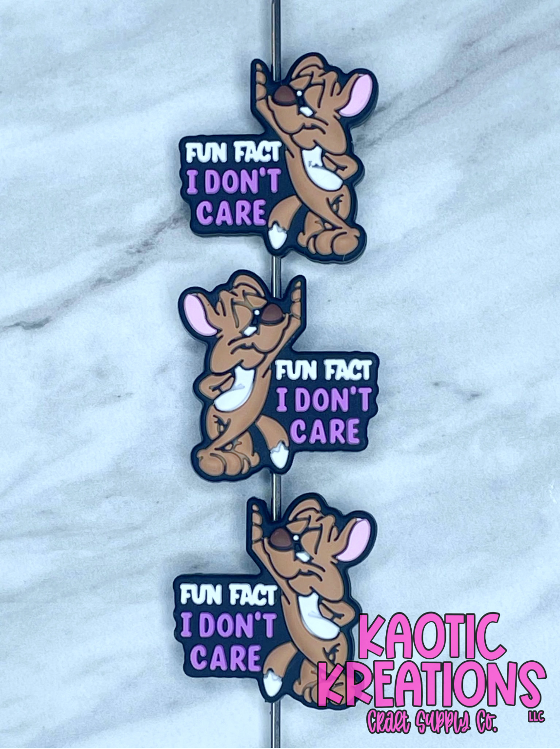 FUN FACT I DON&amp;#39;T CARE SILICONE FOCAL D220 (1ct)