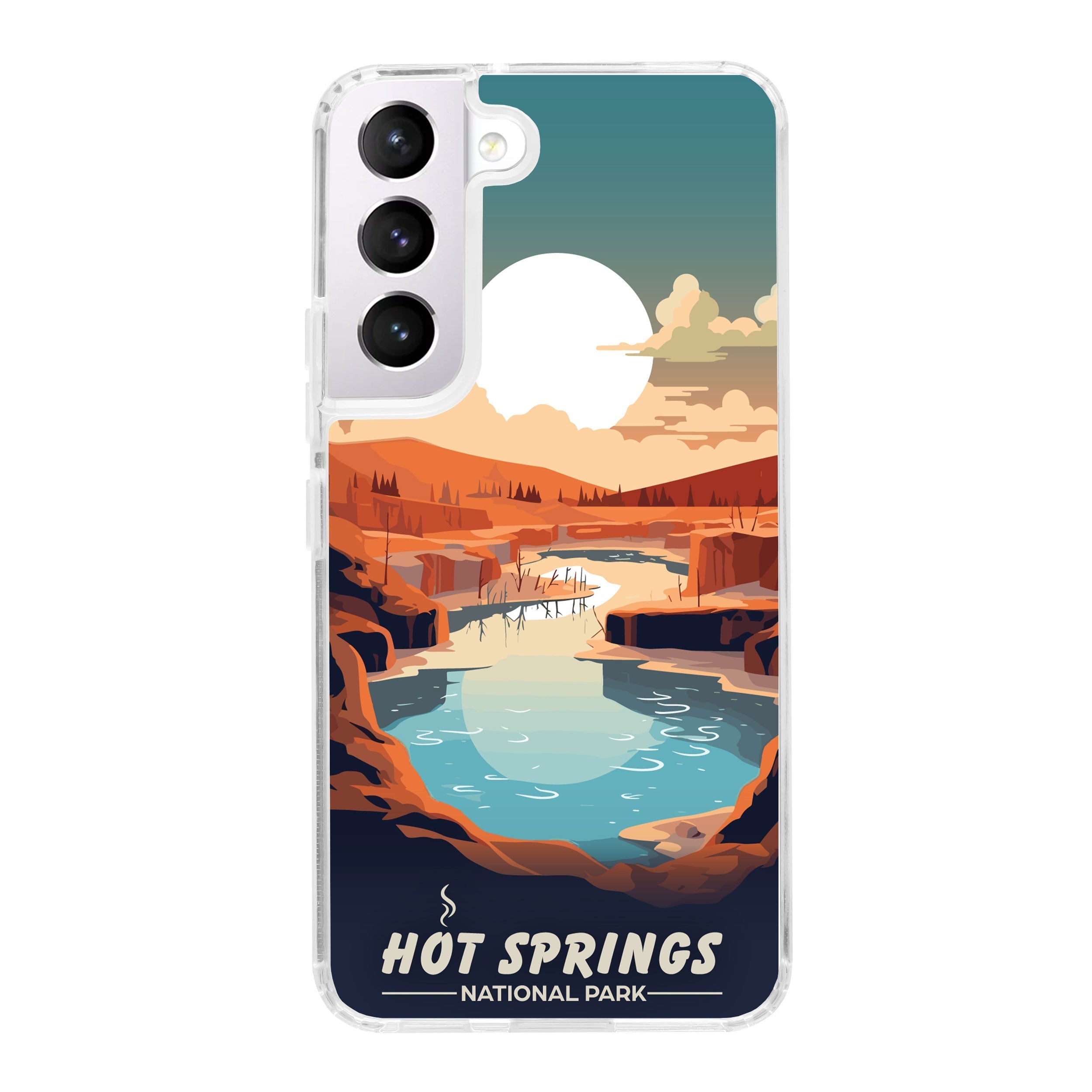 National Parks Hot Springs HD Samsung Galaxy S22 Phone Case
