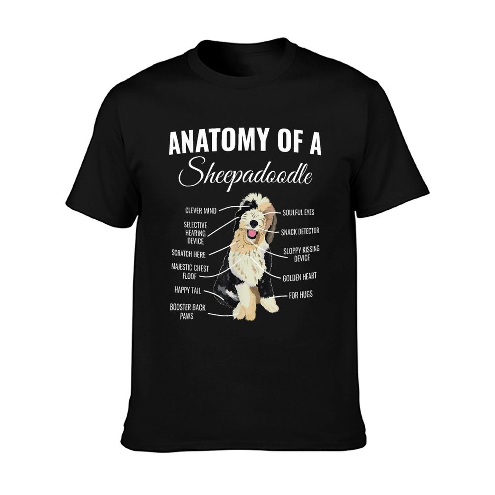 Anatomy Of A Sheepadoodle T-Shirt