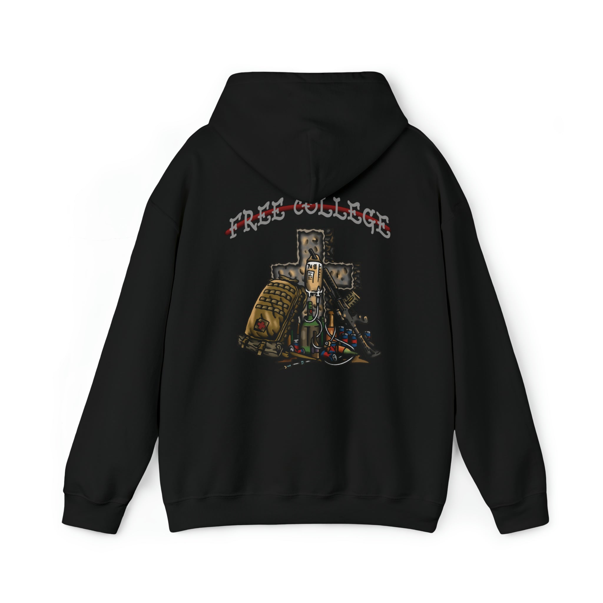 Free College Cross - Hoodie