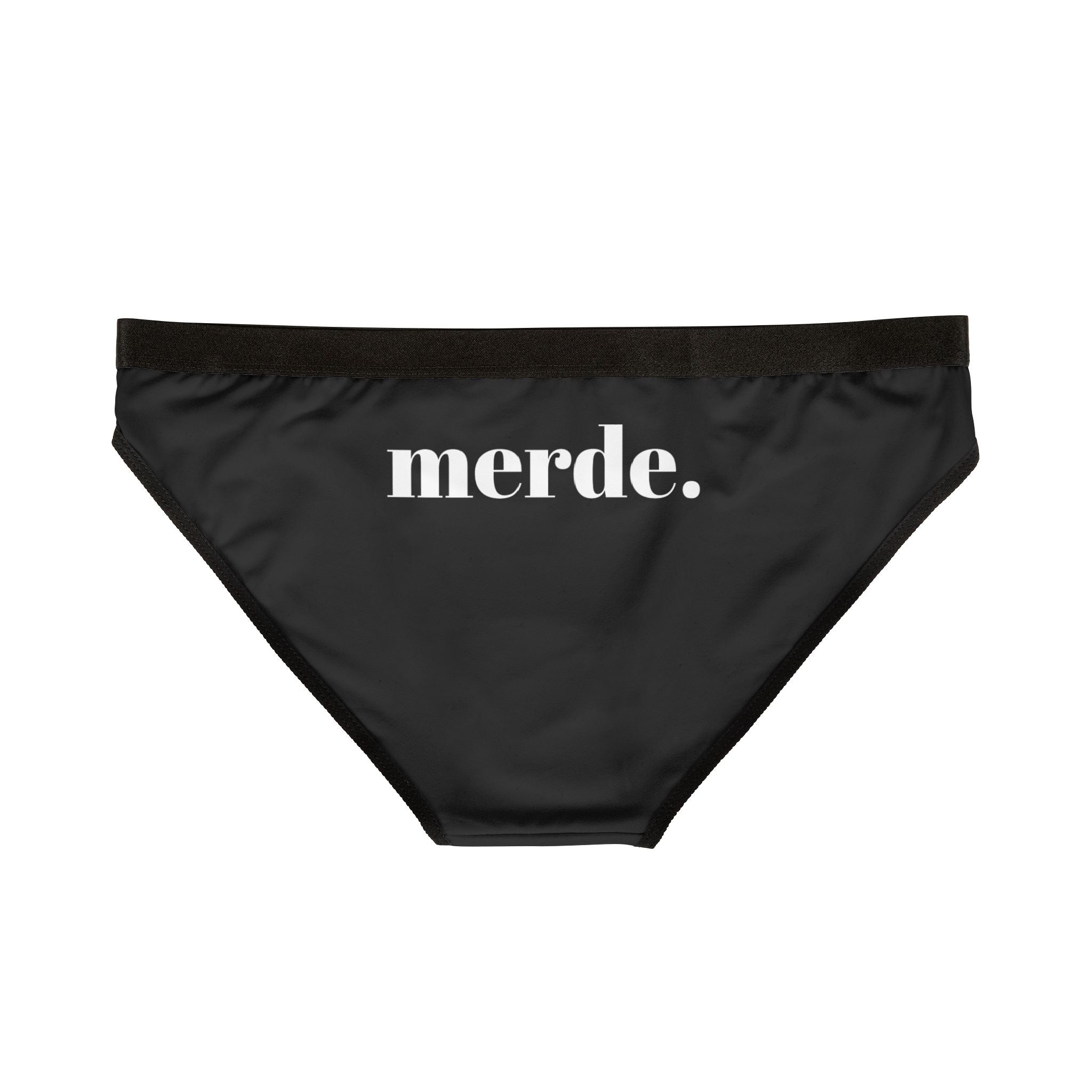 MERDE UNDIES (BLACK)