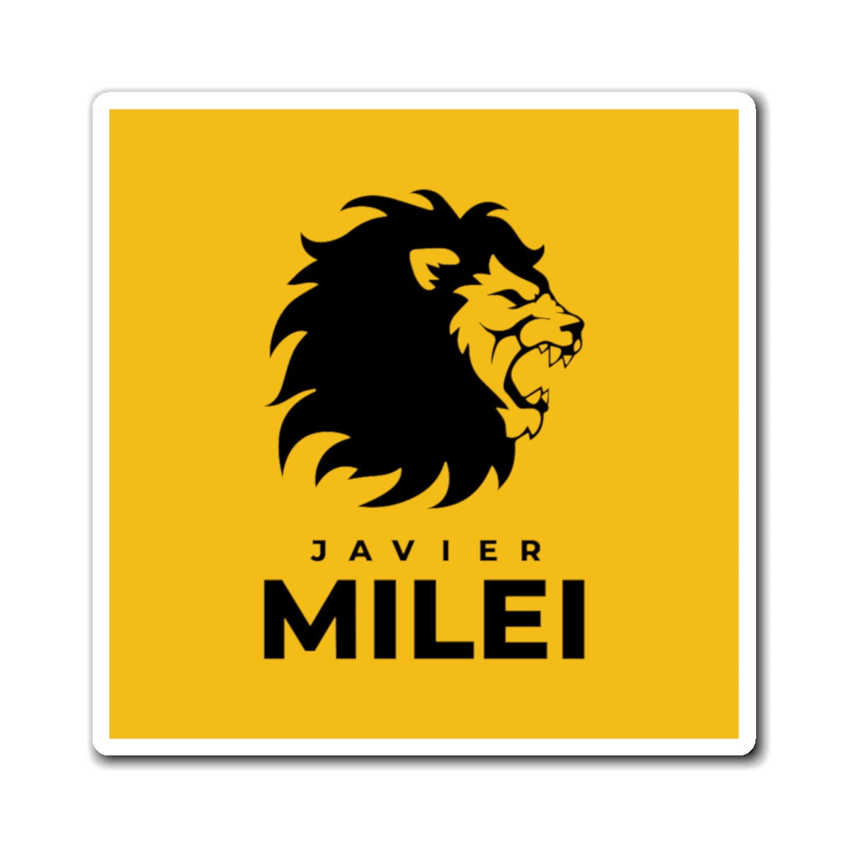 Javier Milei &amp;quot;Freedom Roar&amp;quot; Lion of Argentina Magnet - 4LibertyShop.com