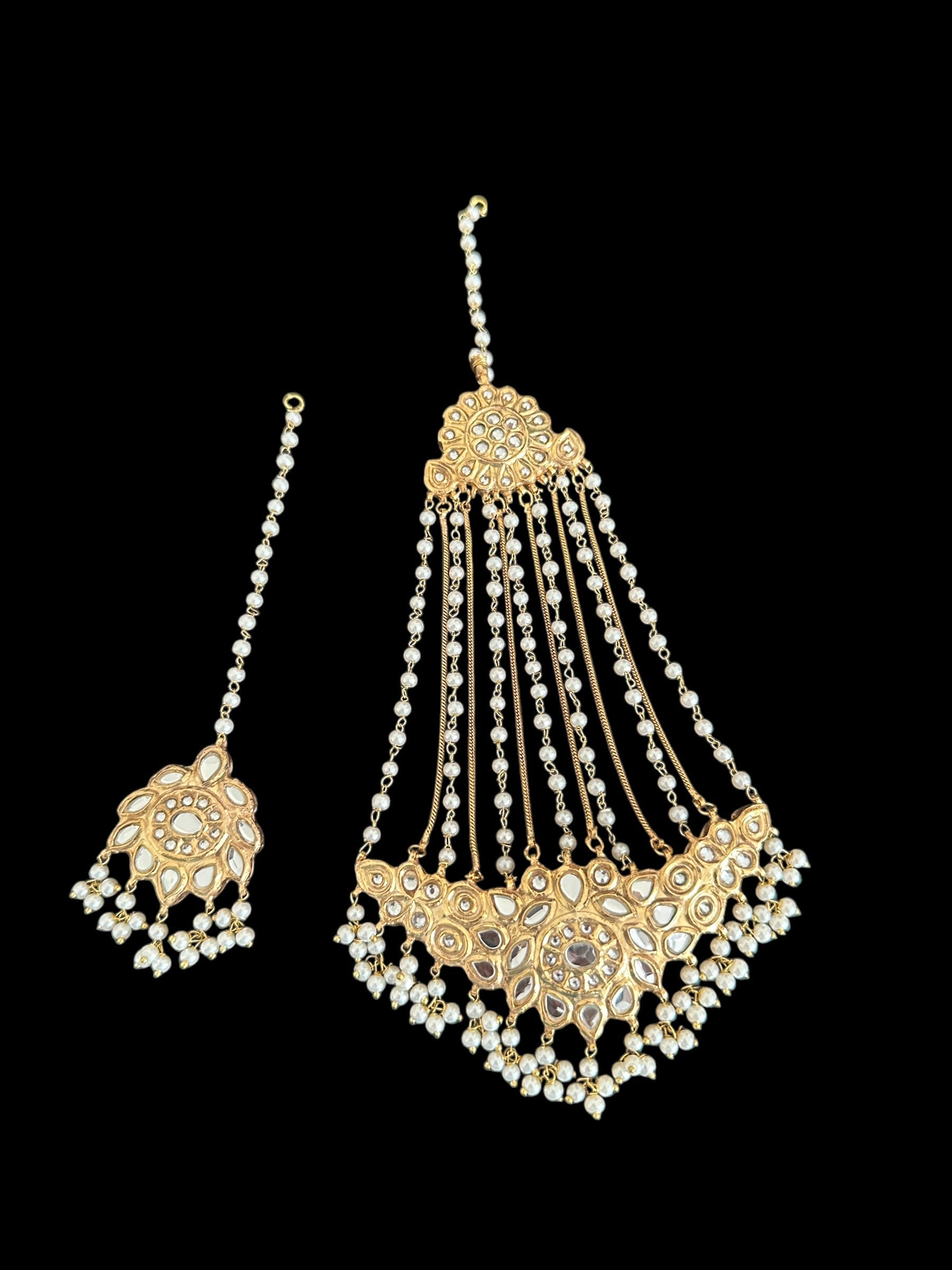 JTK8 Sifa Kundan jhoomar tika (READY TO SHIP )