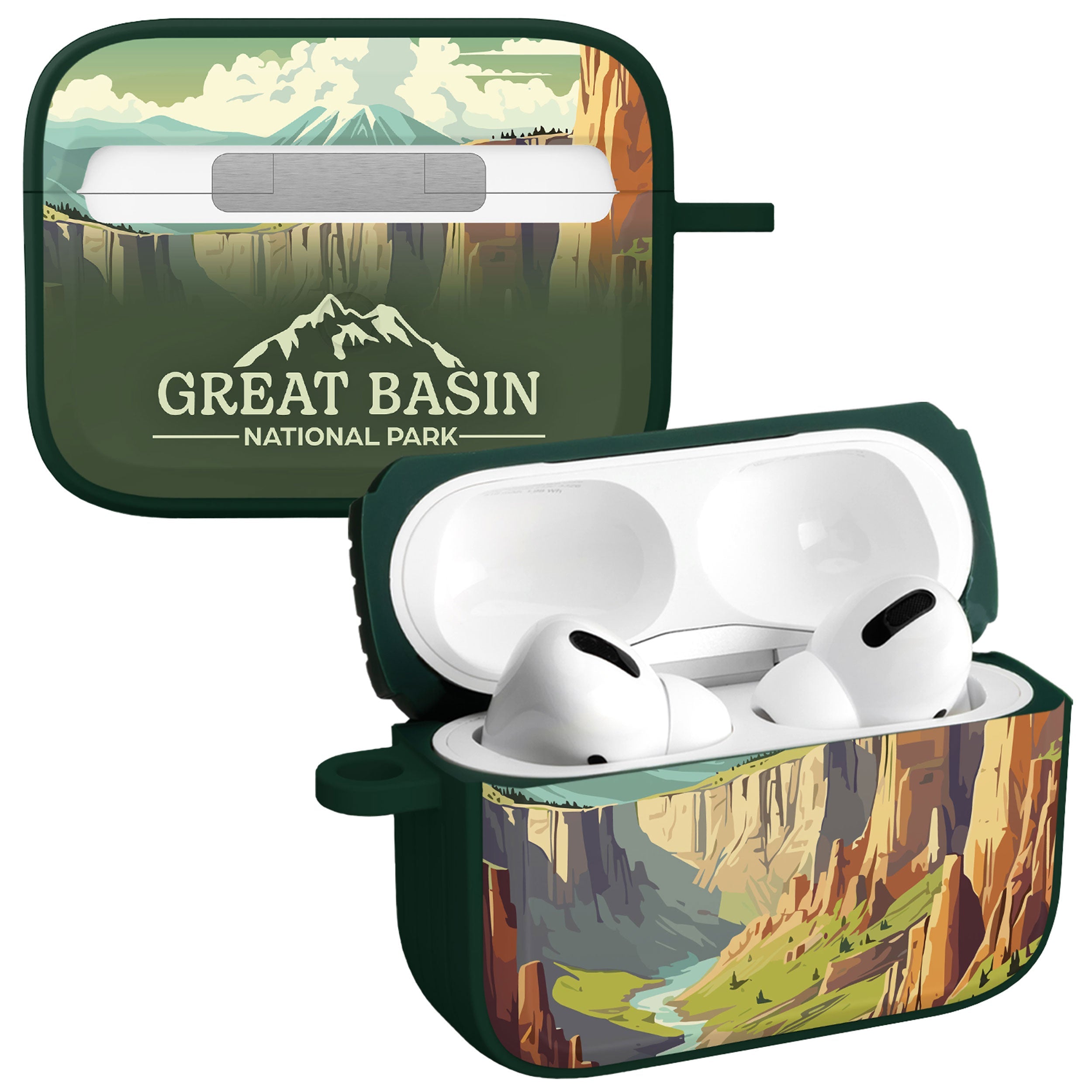 National Parks Great Basin HDX Apple Airpods Pro 1 &amp;amp; 2 Case Cover