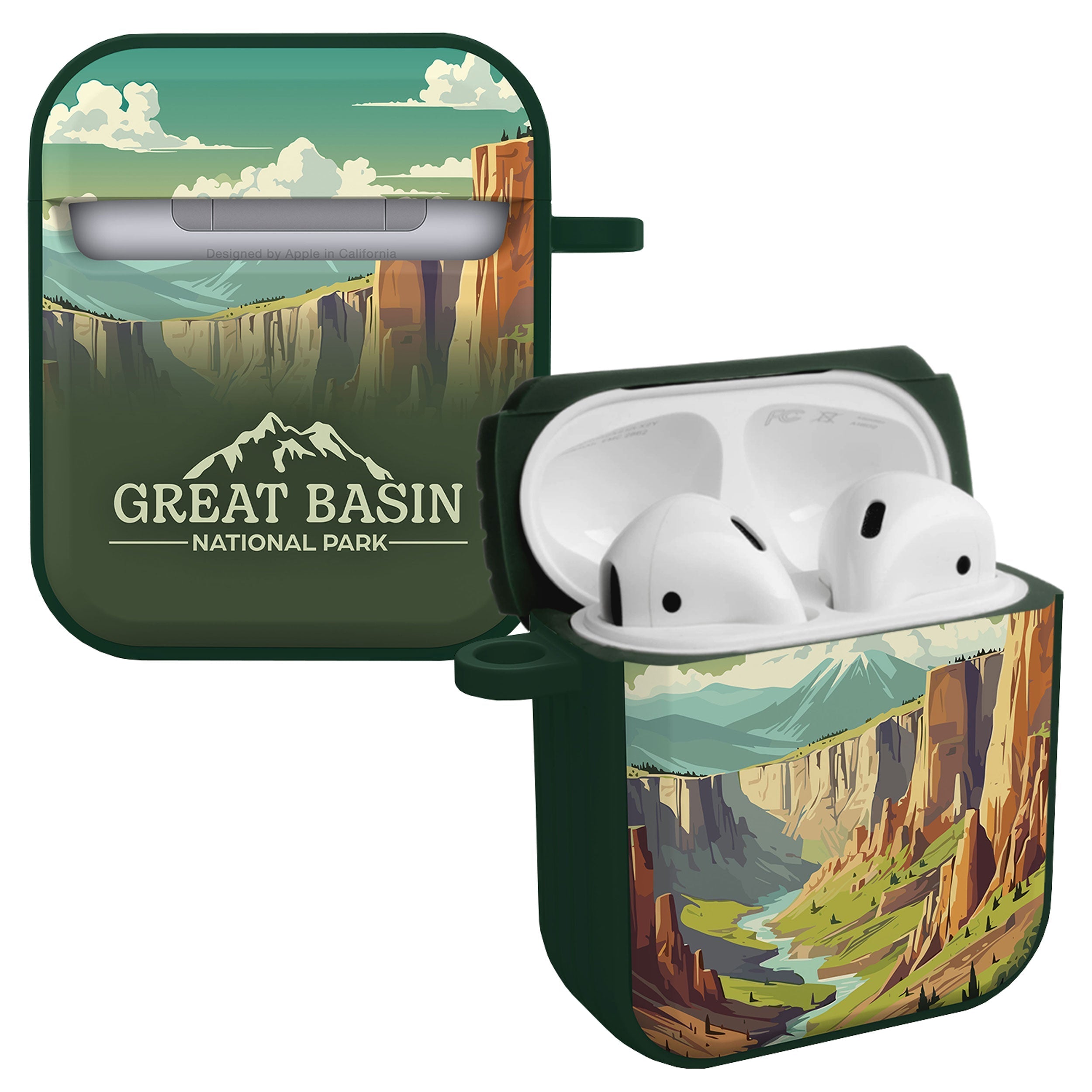 National Parks Great Basin HDX Apple Airpods Gen 1 &amp;amp; 2 Case Cover