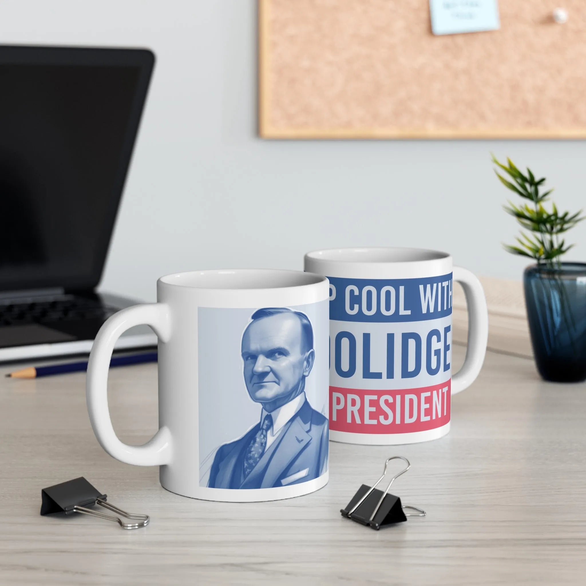 Keep Cool with Coolidge Ceramic Mug 11oz