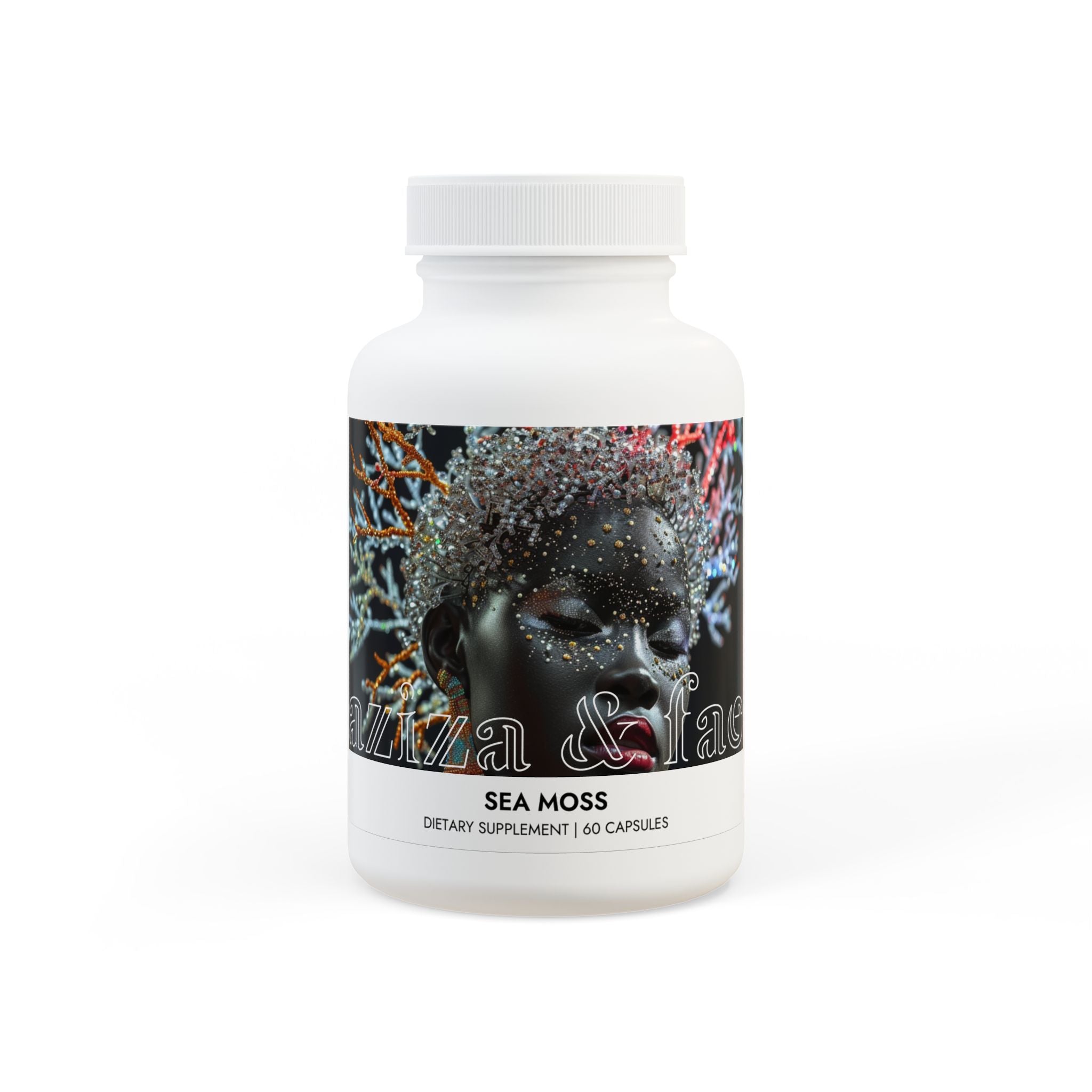 Sea Moss Supplement (60 Capsules) by Aziza &amp;amp; Fae